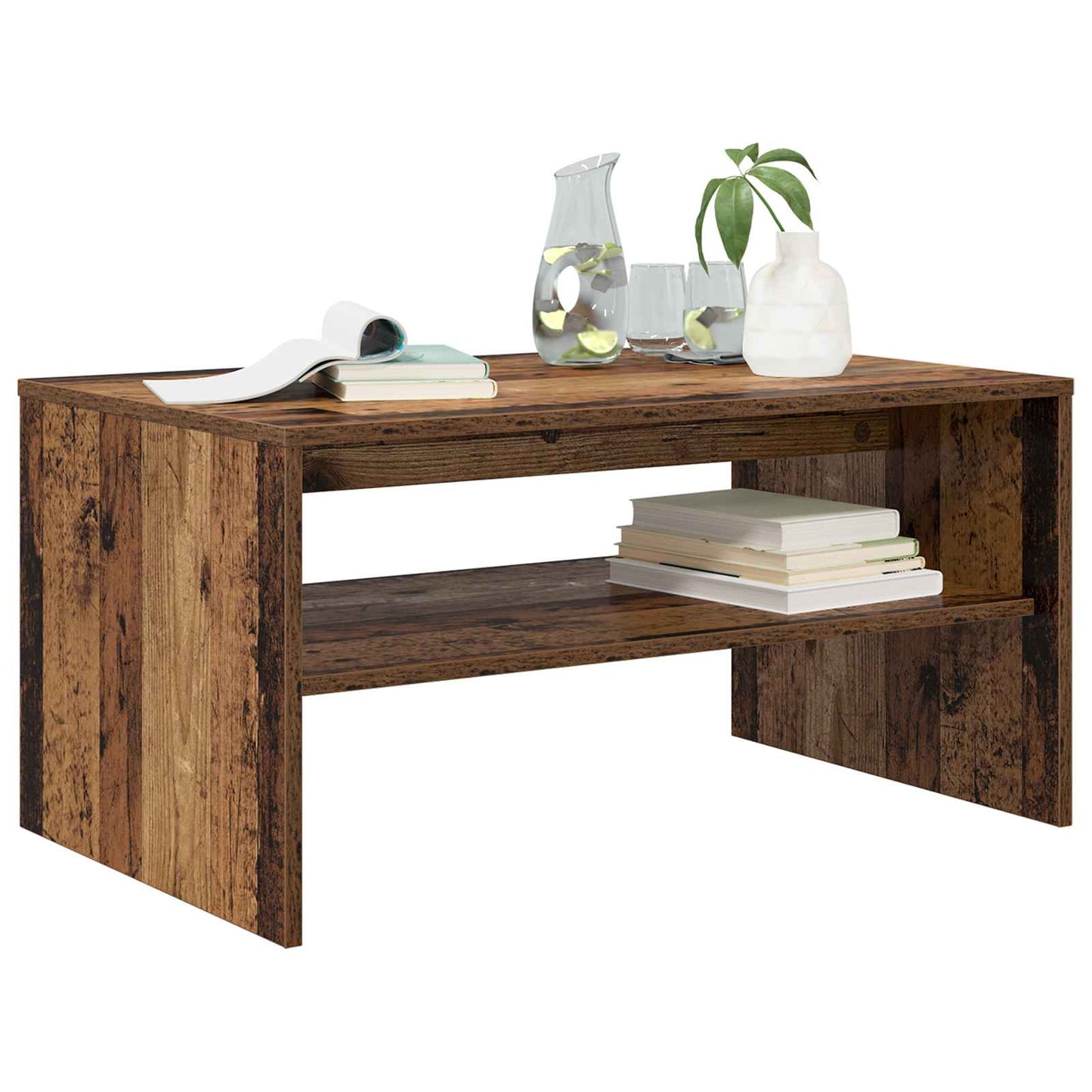 Kaffebord Gammelt tre 80 x 50 x 40 cm Konstruert tre