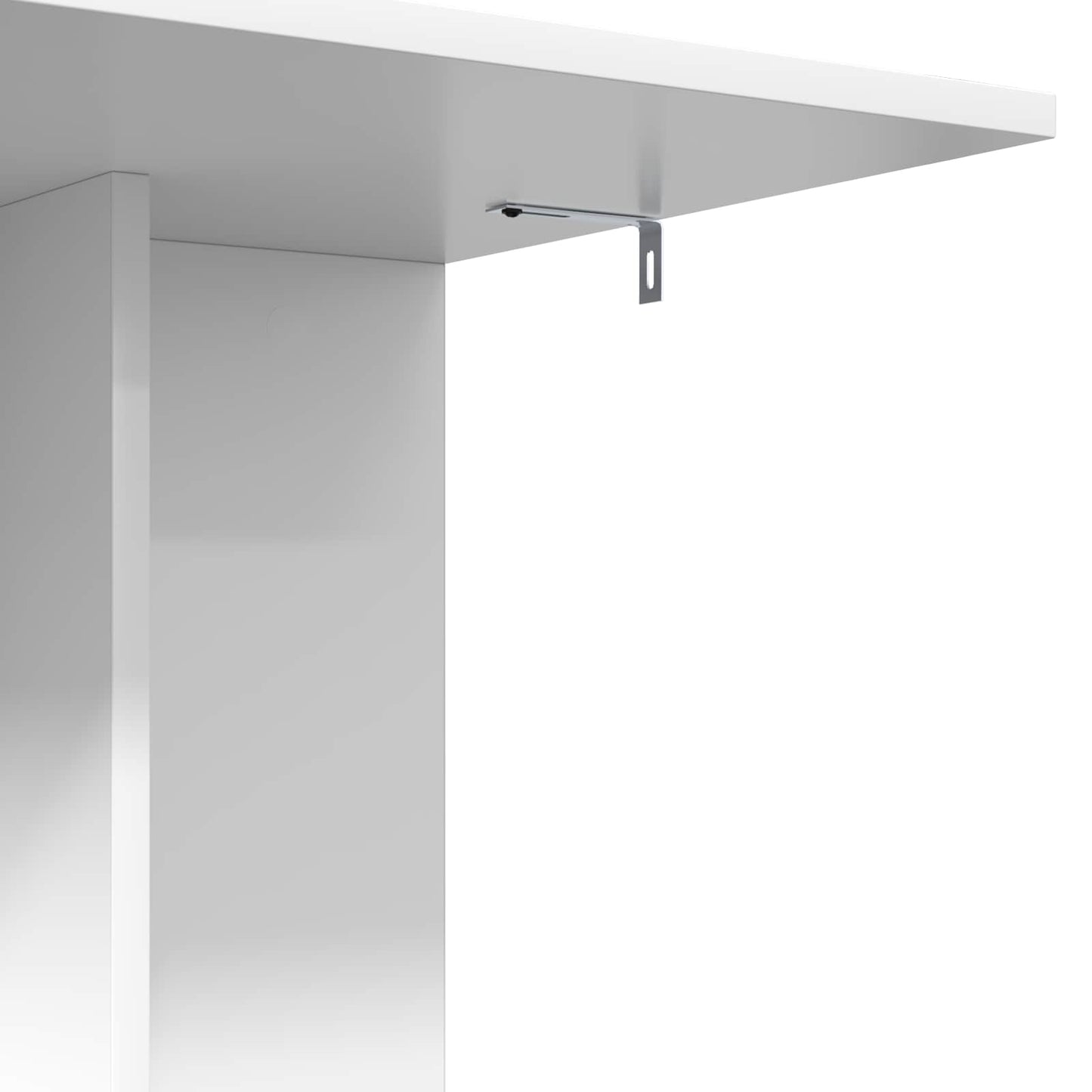 Sidetabell Hvit 45 x 40 x 62,5 cm Konstruert tre