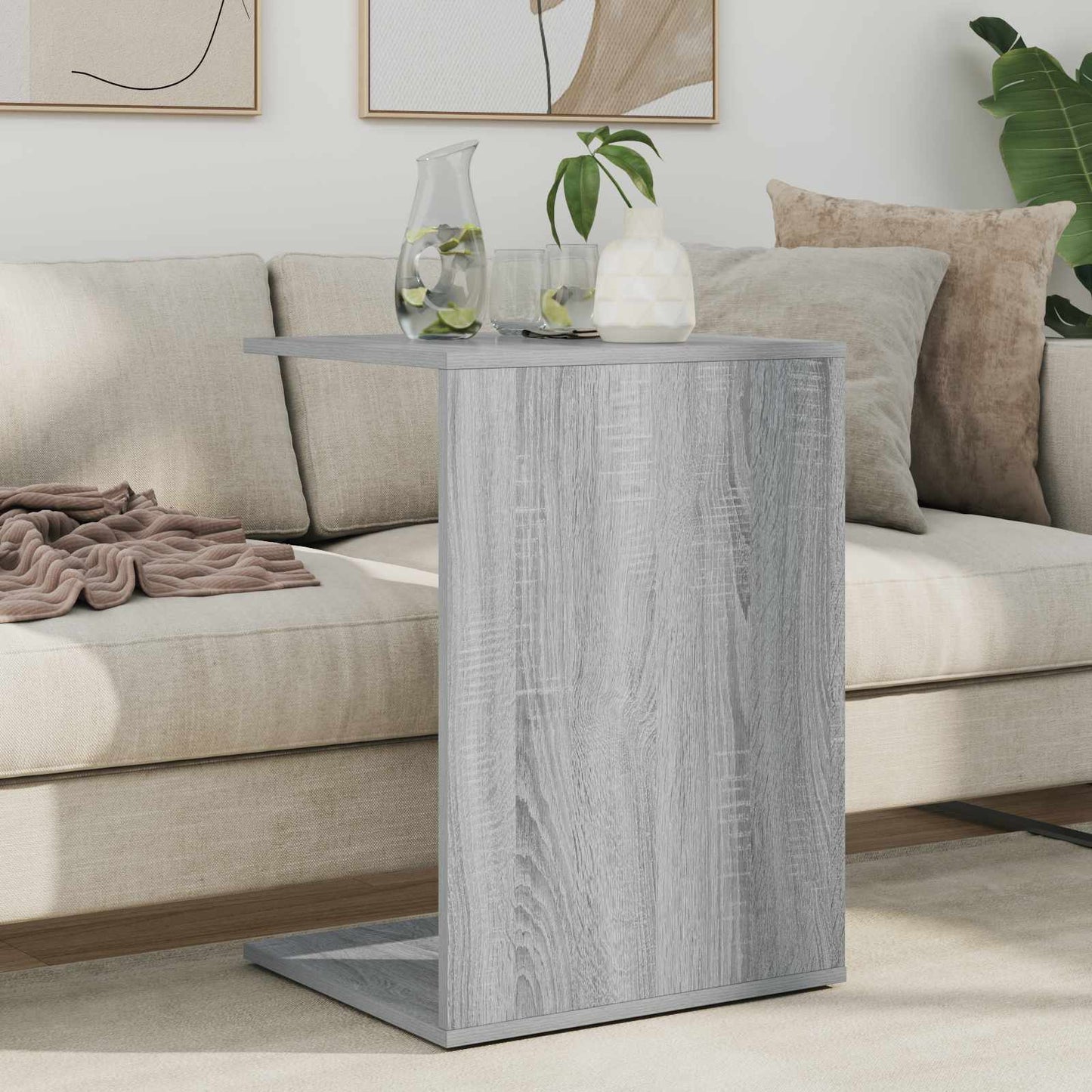 Sidetabell Grå Sonoma 45 x 40 x 62,5 cm Konstruert tre