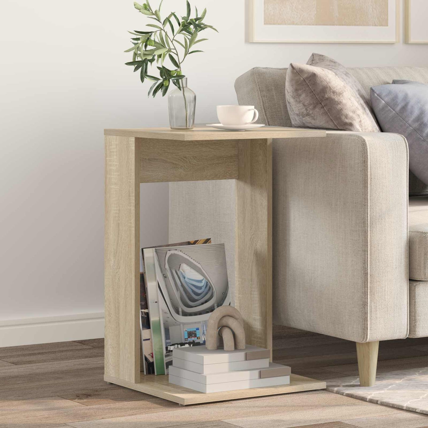 Sidetabell Sonoma eik 40 x 38 x 62,5 cm Konstruert tre