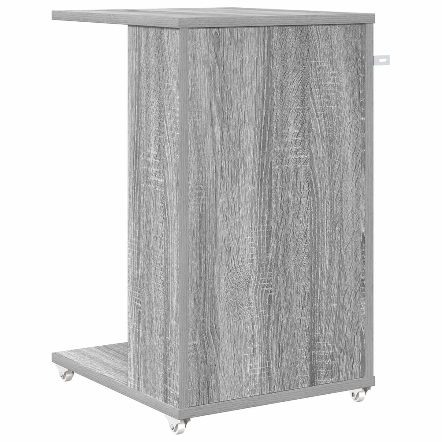 Sidetabell med hjul Grå Sonoma 40 x 35 x 60 cm Konstruert tre