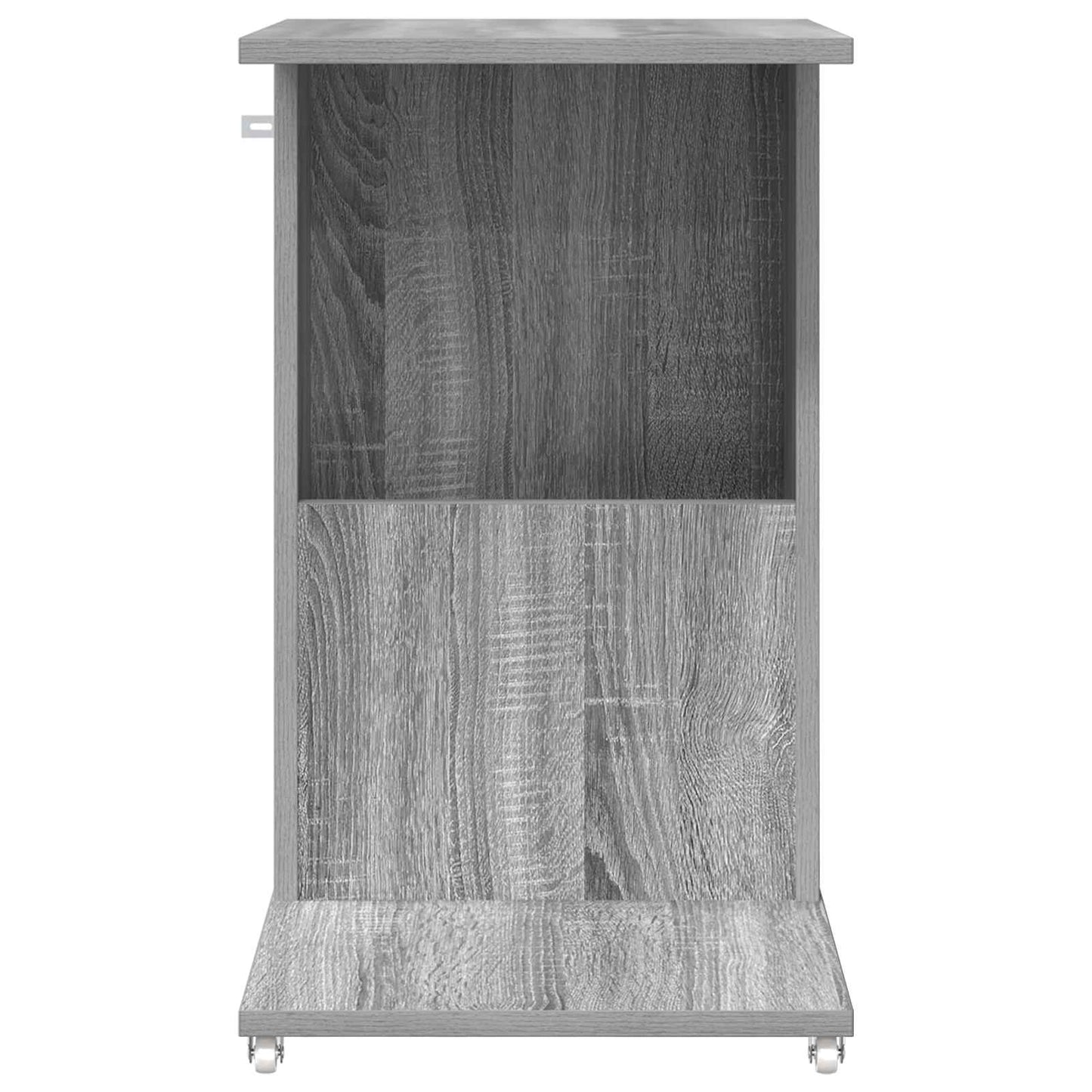 Sidetabell med hjul Grå Sonoma 40 x 35 x 60 cm Konstruert tre