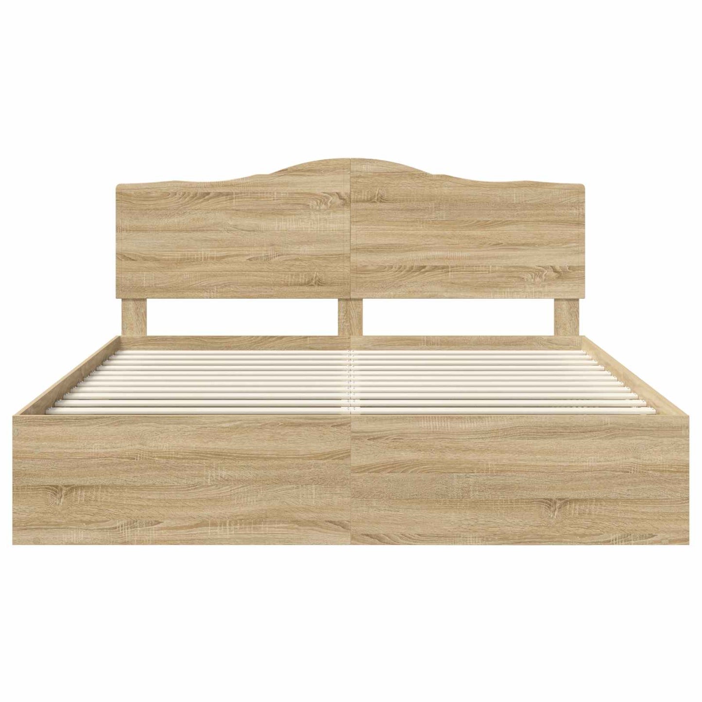 Sengestamme med hodegjerde Sonoma 200 x 200 cm Massiv furu