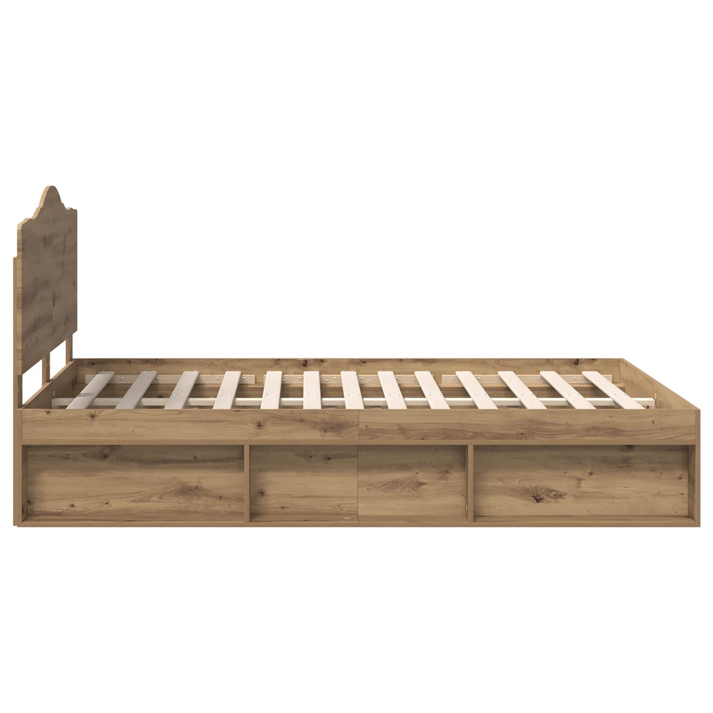 Sengestamme Kunstnerisk Eik 140 x 190 cm Massiv furu