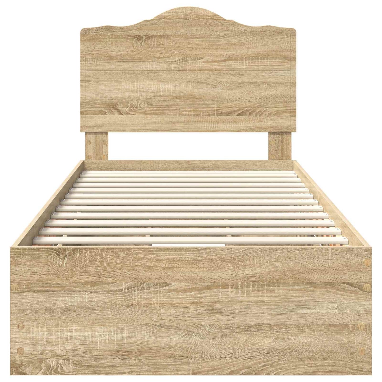 Sengestamme med skuff Sonoma eik 75 x 190 cm Ingeniørtre