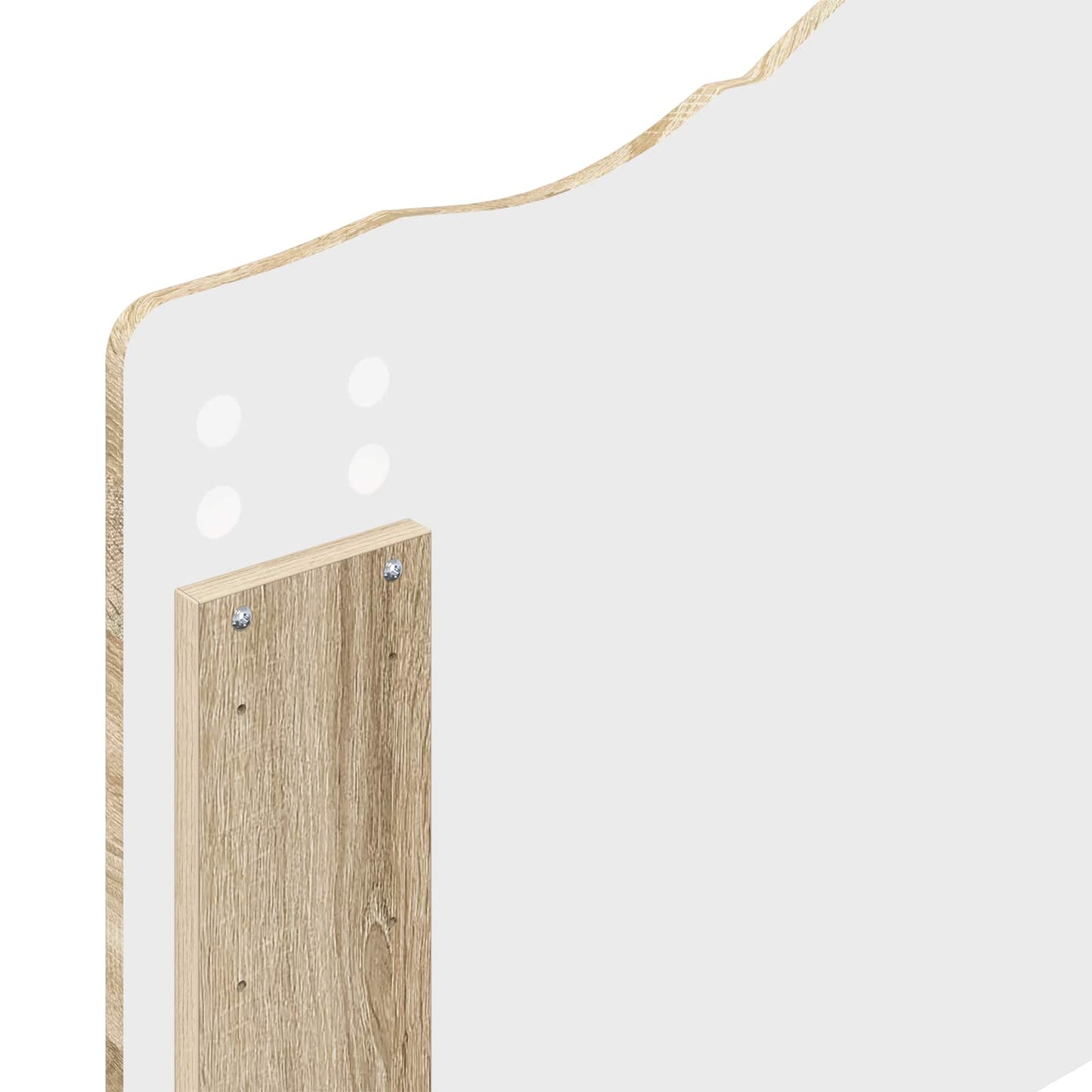 Sengestamme med skuff Sonoma eik 90 x 200 cm Konstruert tre