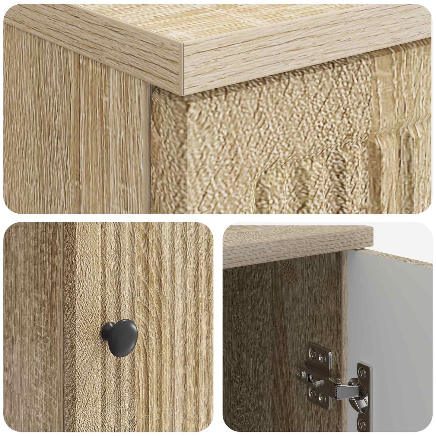 Skrivebord Sonoma eik Konstruert tre 142,5 x 50 x 75 cm
