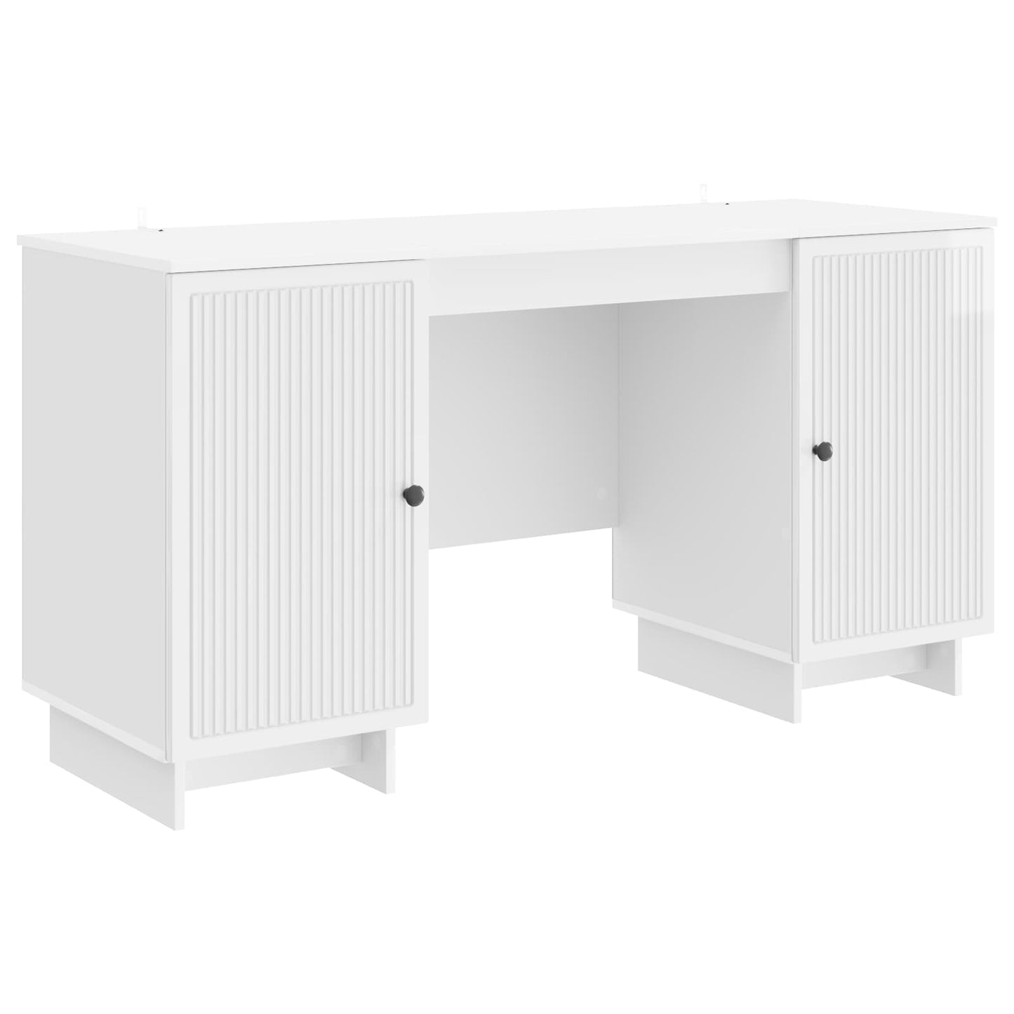 Skrivebord Høgglans hvit Konstruert tre 142,5 x 50 x 75 cm