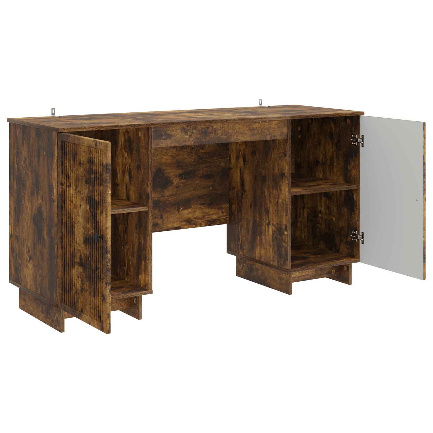 Skrivebord Røkt Eik Konstruert tre 142,5 x 50 x 75 cm