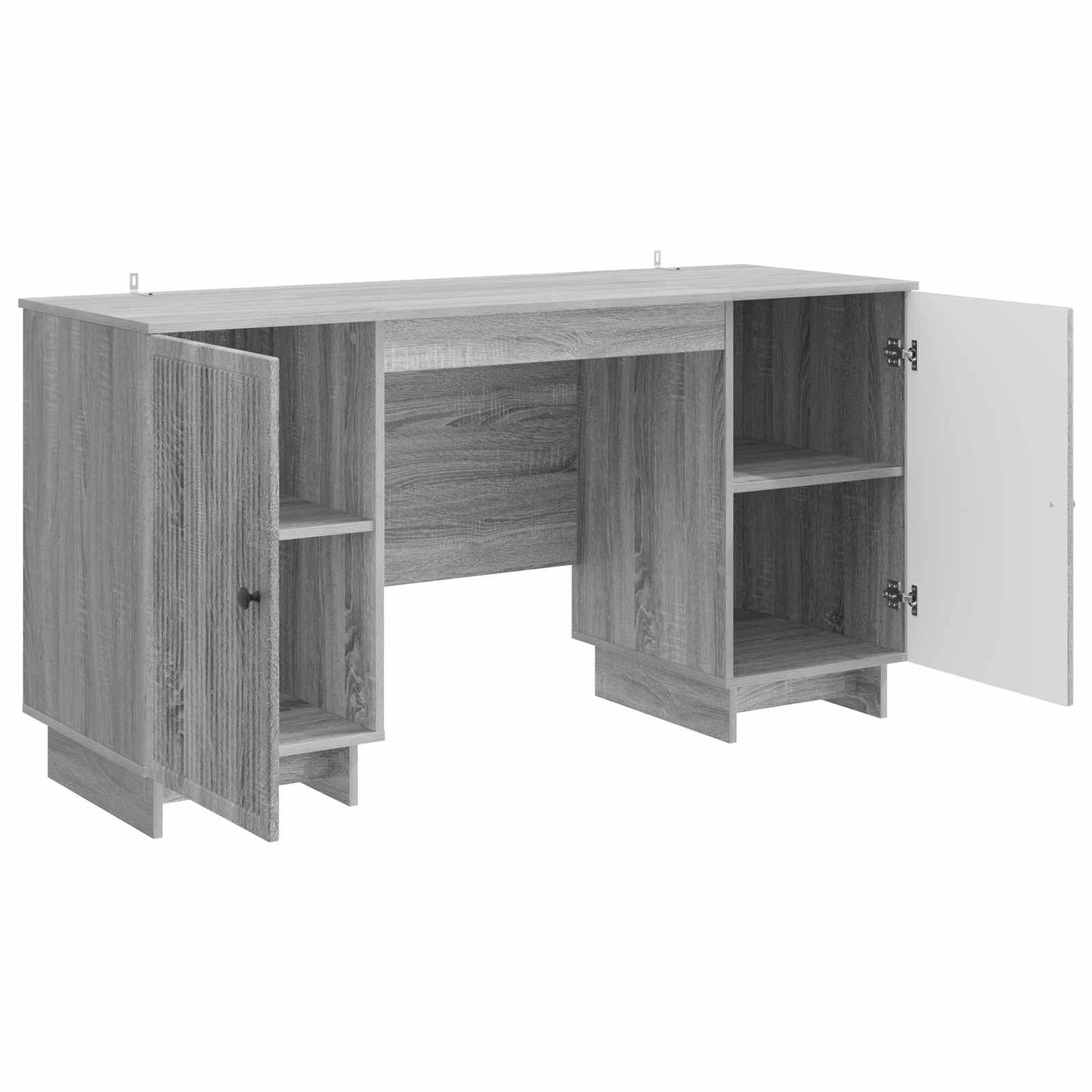Skrivebord Grå Sonoma Konstruert tre 142,5 x 50 x 75 cm