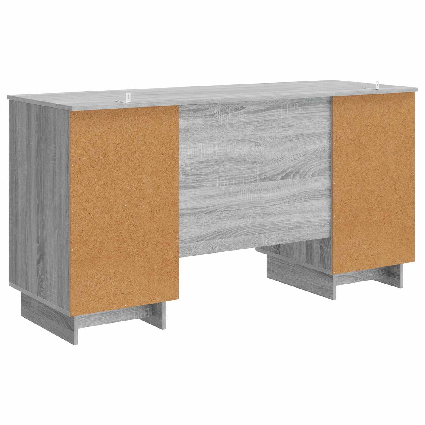 Skrivebord Grå Sonoma Konstruert tre 142,5 x 50 x 75 cm