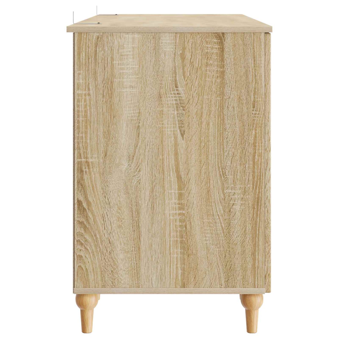 Skrivebord med hylle Sonoma 142,5 x 50 x 75 cm Konstruert tre