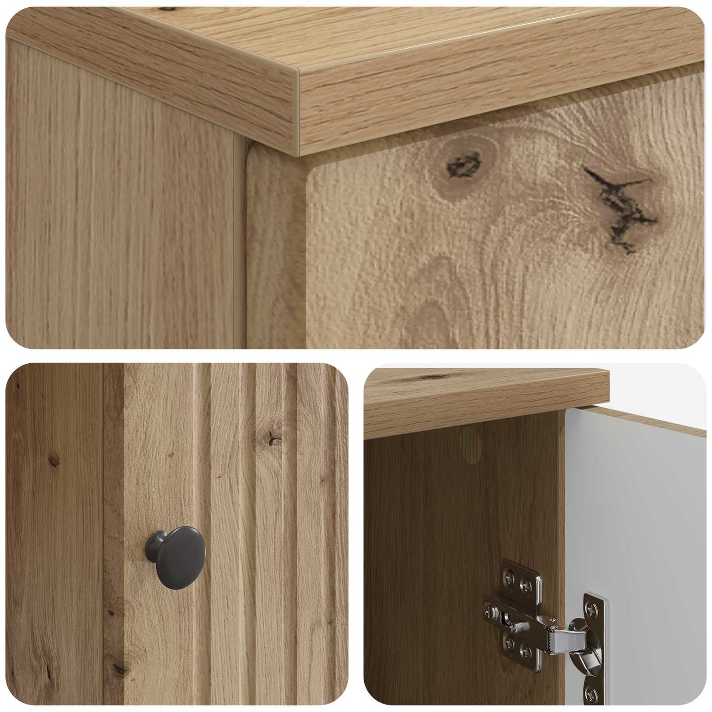 Skrivebord Artisan eik Konstruert tre 142,5 x 50 x 75 cm