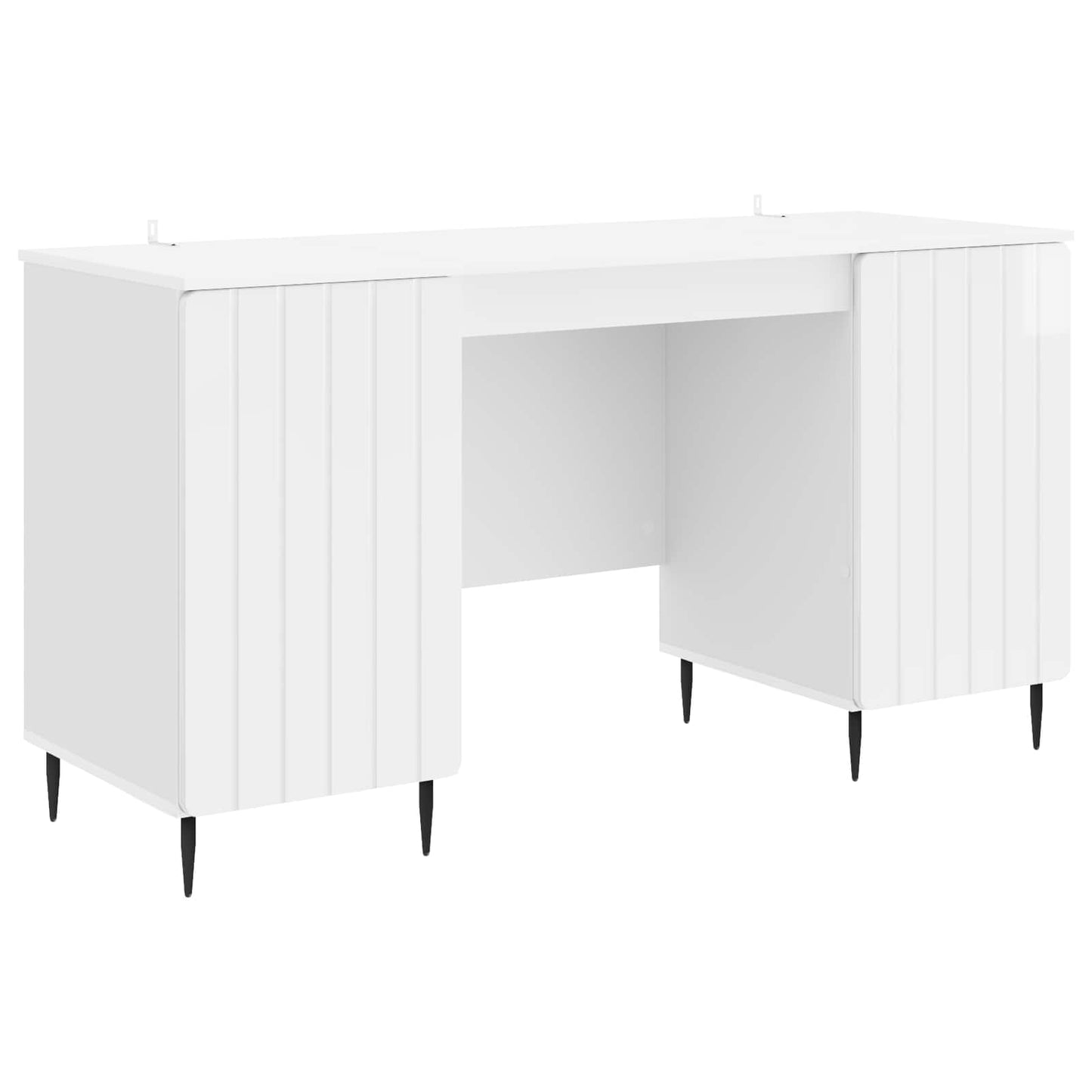Skrivebord Høgglans hvit 142,5 x 50 x 75 cm Konstruert tre