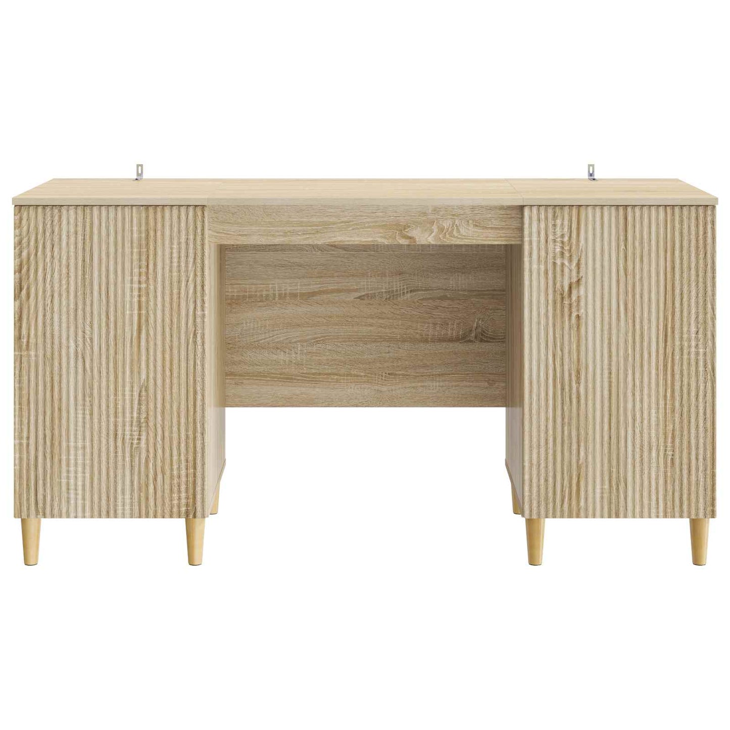 Skrivebord med dør Sonoma eik 142,5 x 50 x 75 cm Konstruert tre
