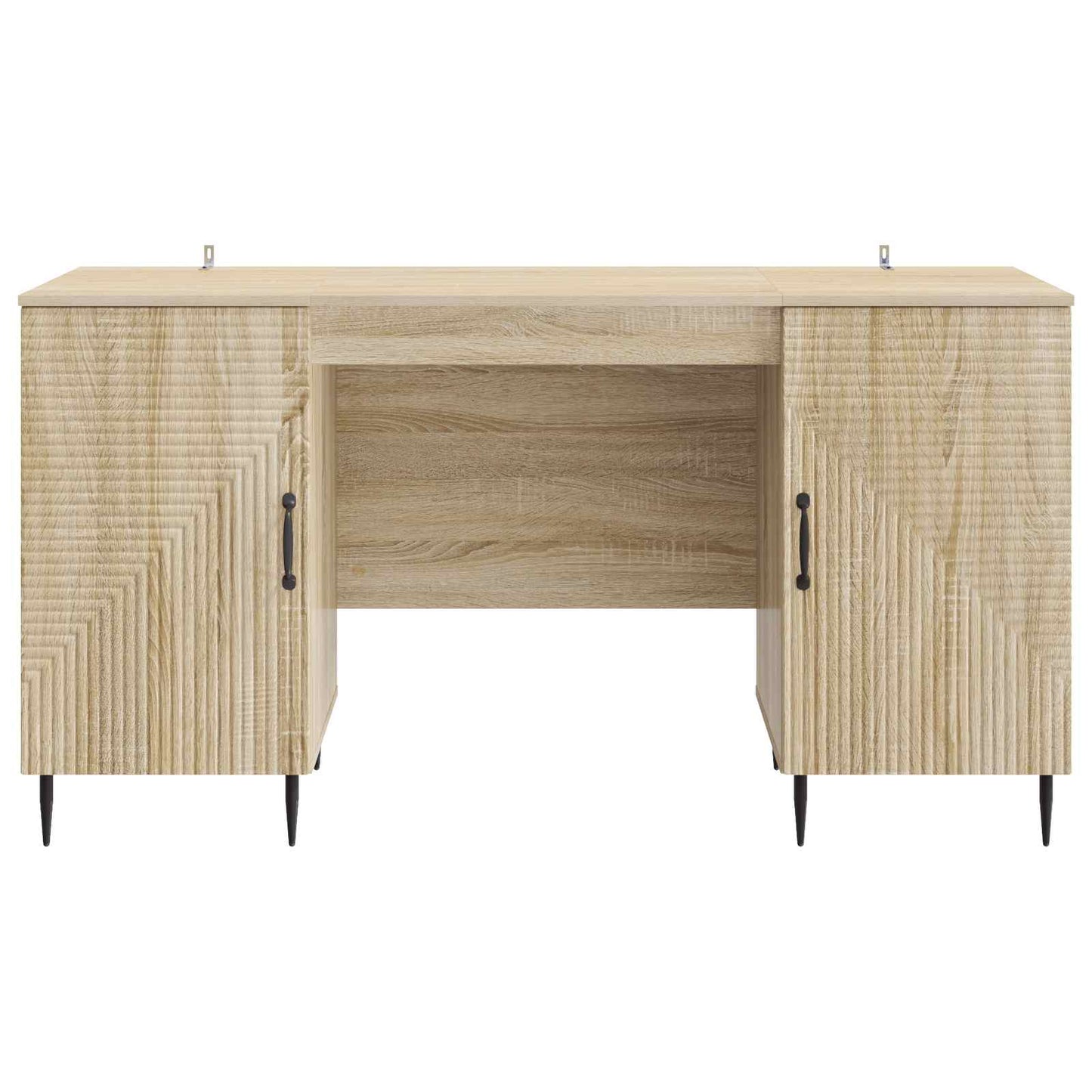 Skrivebord med dør Sonoma eik 142,5 x 50 x 75 cm Konstruert tre