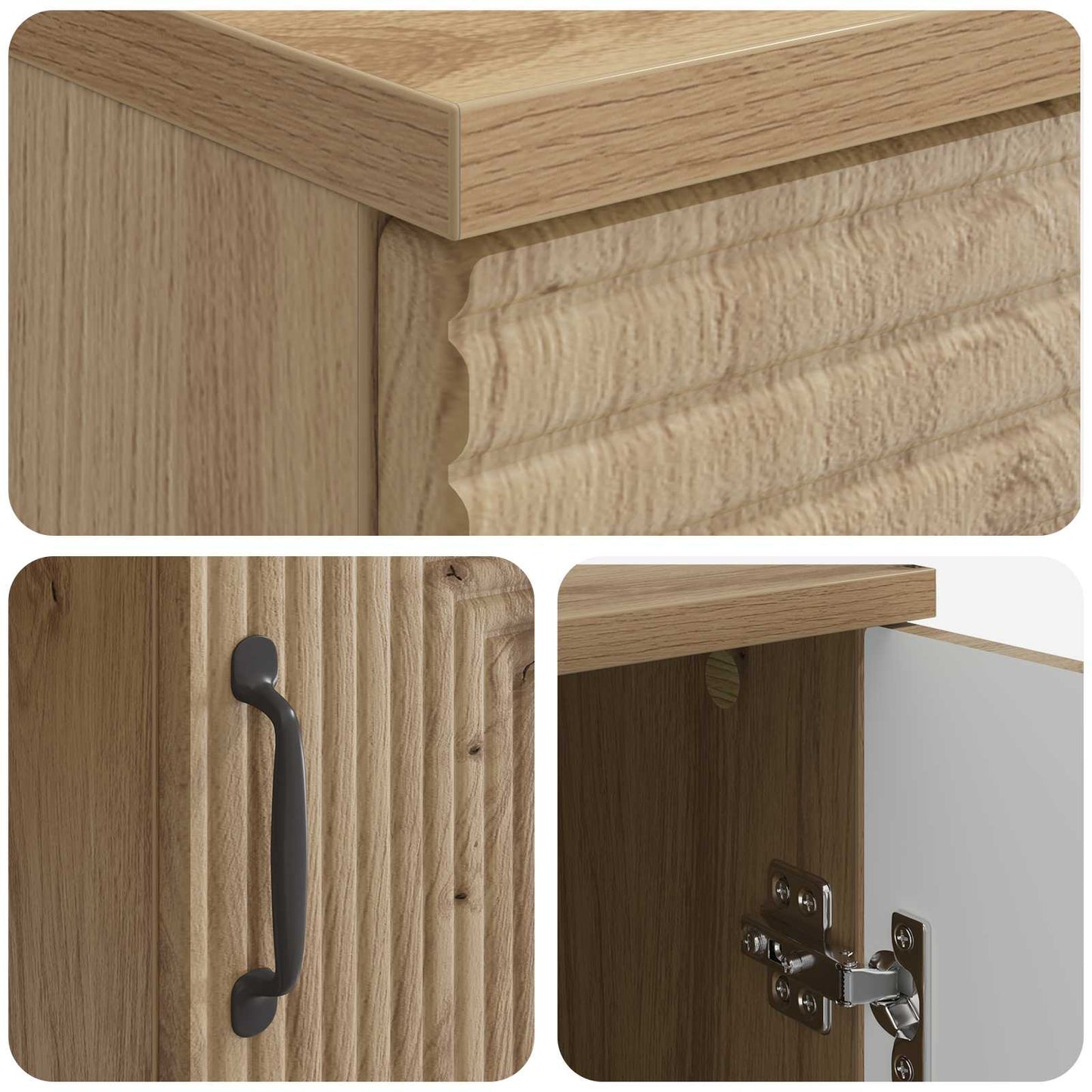Skrivebord Artisan eik Konstruert tre 142,5 x 50 x 75 cm