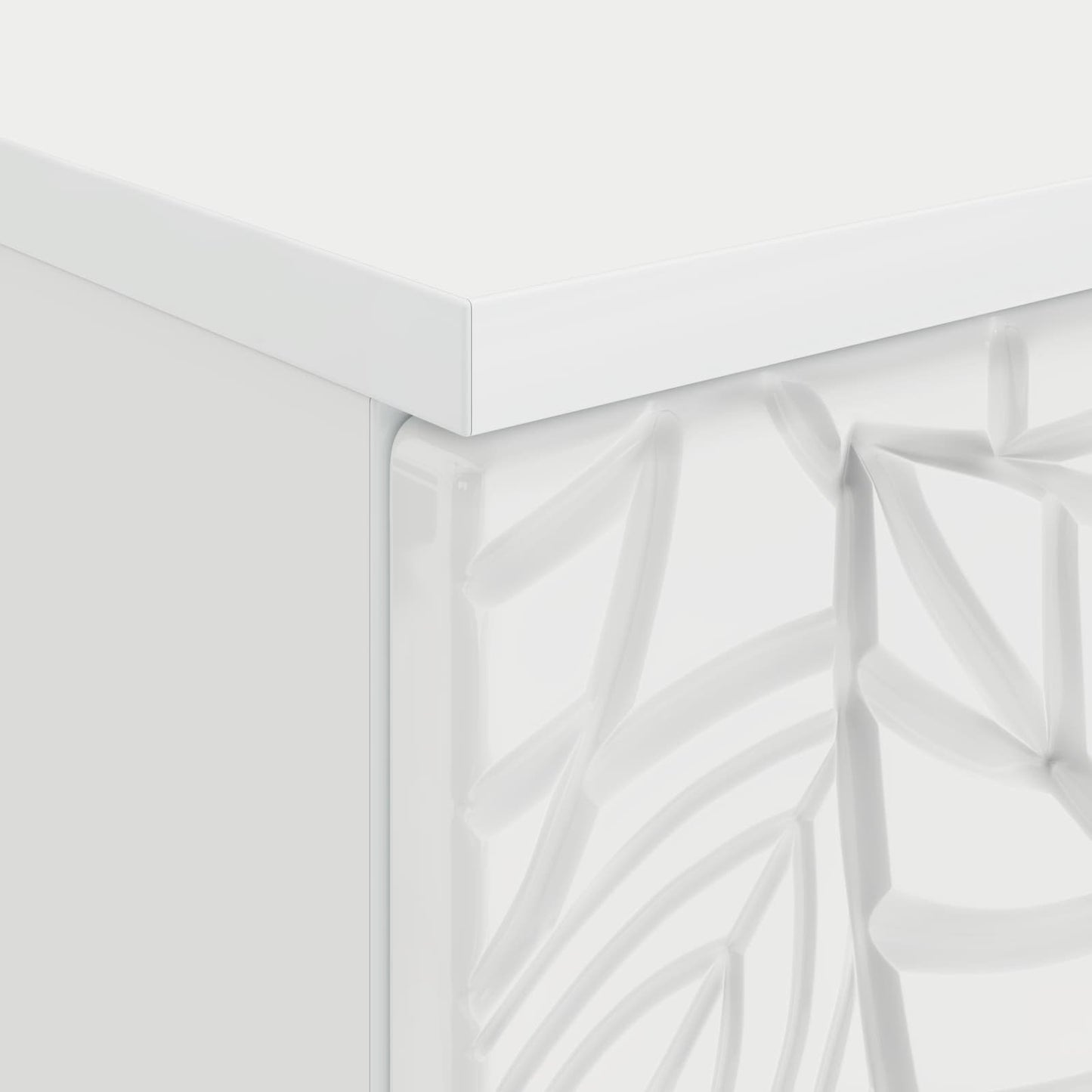 Skrivebord Høgglans hvit Konstruert tre 142,5 x 50 x 75 cm