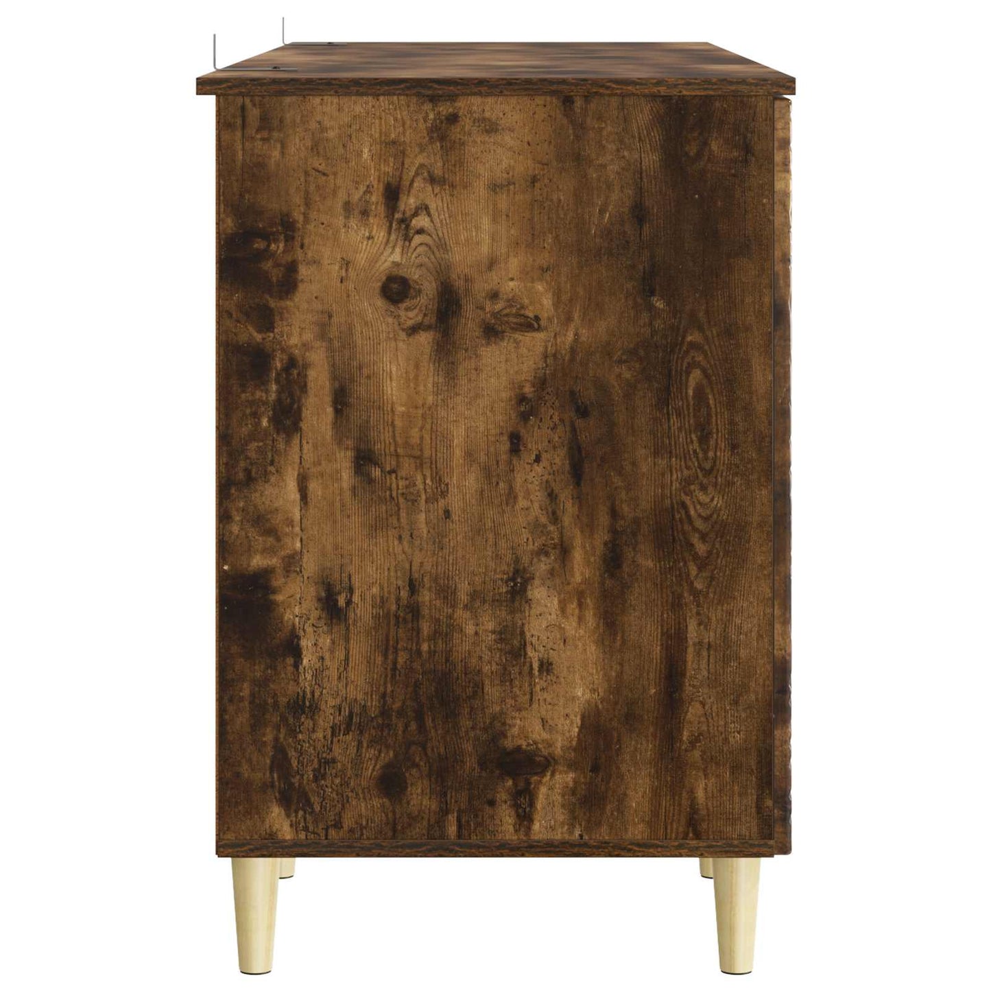 Skrivebord Røkt Eik Konstruert tre 142,5 x 50 x 75 cm