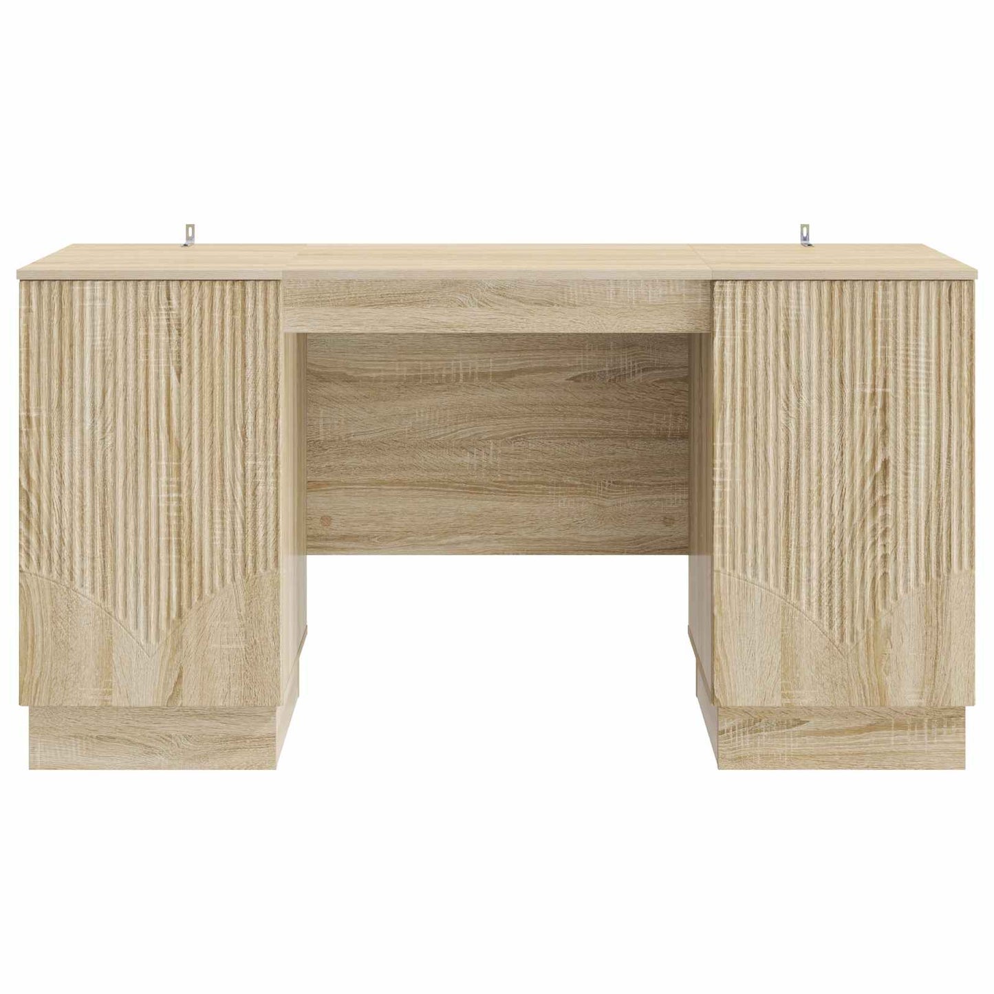 Skrivebord med dør Sonoma eik 142,5 x 50 x 75 cm Konstruert tre