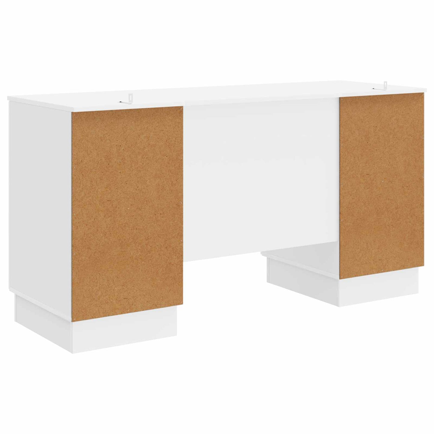 Skrivebord Høgglans hvit 142,5 x 50 x 75 cm Konstruert tre