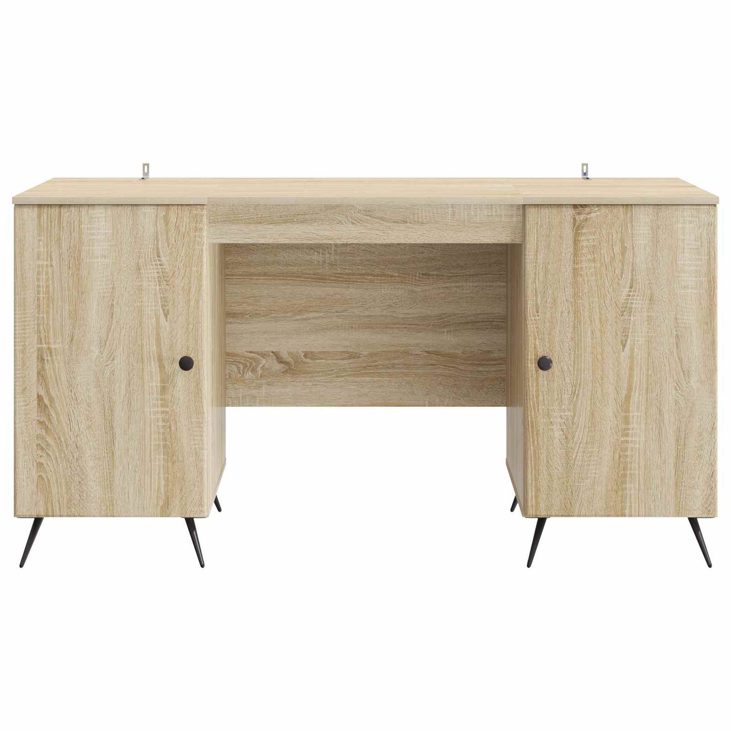 Skrivebord med dør Sonoma eik 142,5 x 50 x 75 cm Konstruert tre
