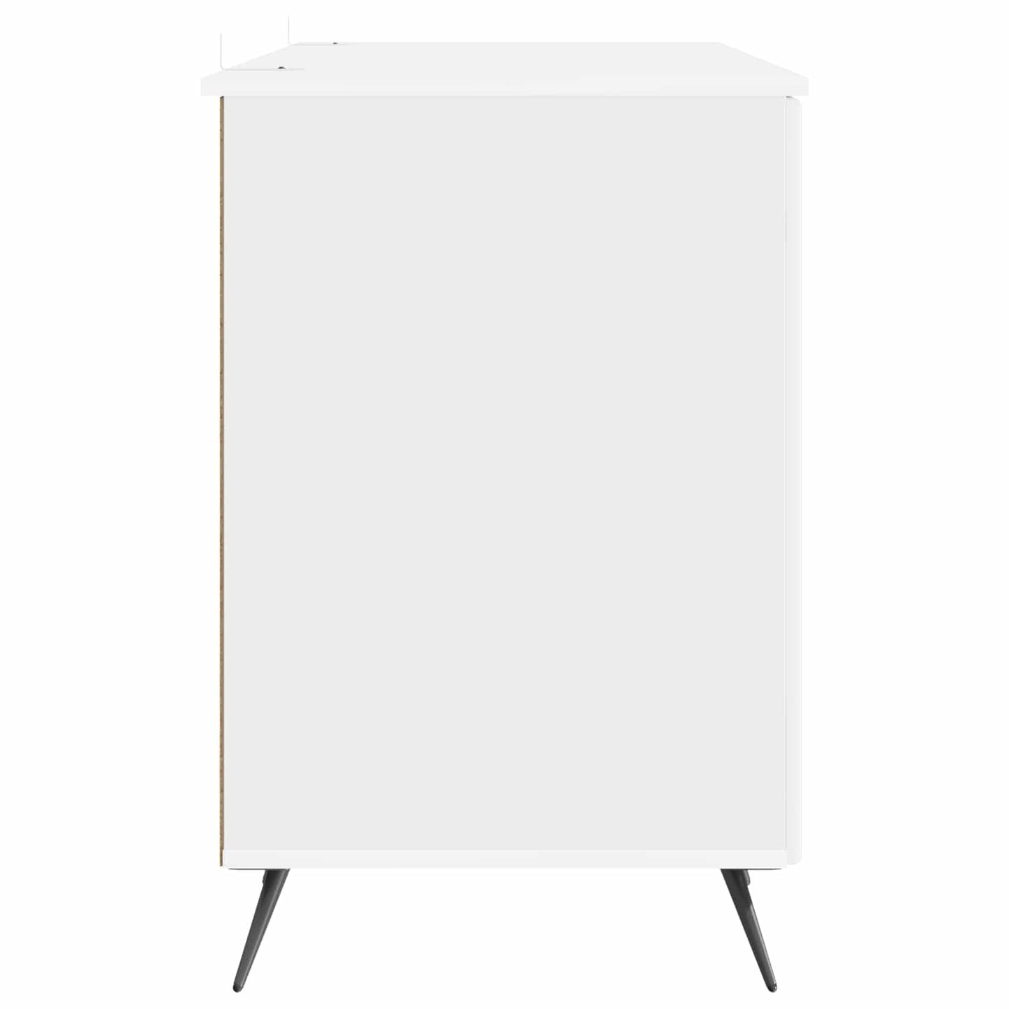Skrivebord Høgglans hvit 142,5 x 50 x 75 cm Konstruert tre