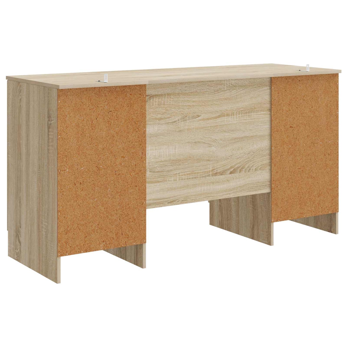 Skrivebord med dør Sonoma eik 142,5 x 50 x 75 cm Konstruert tre