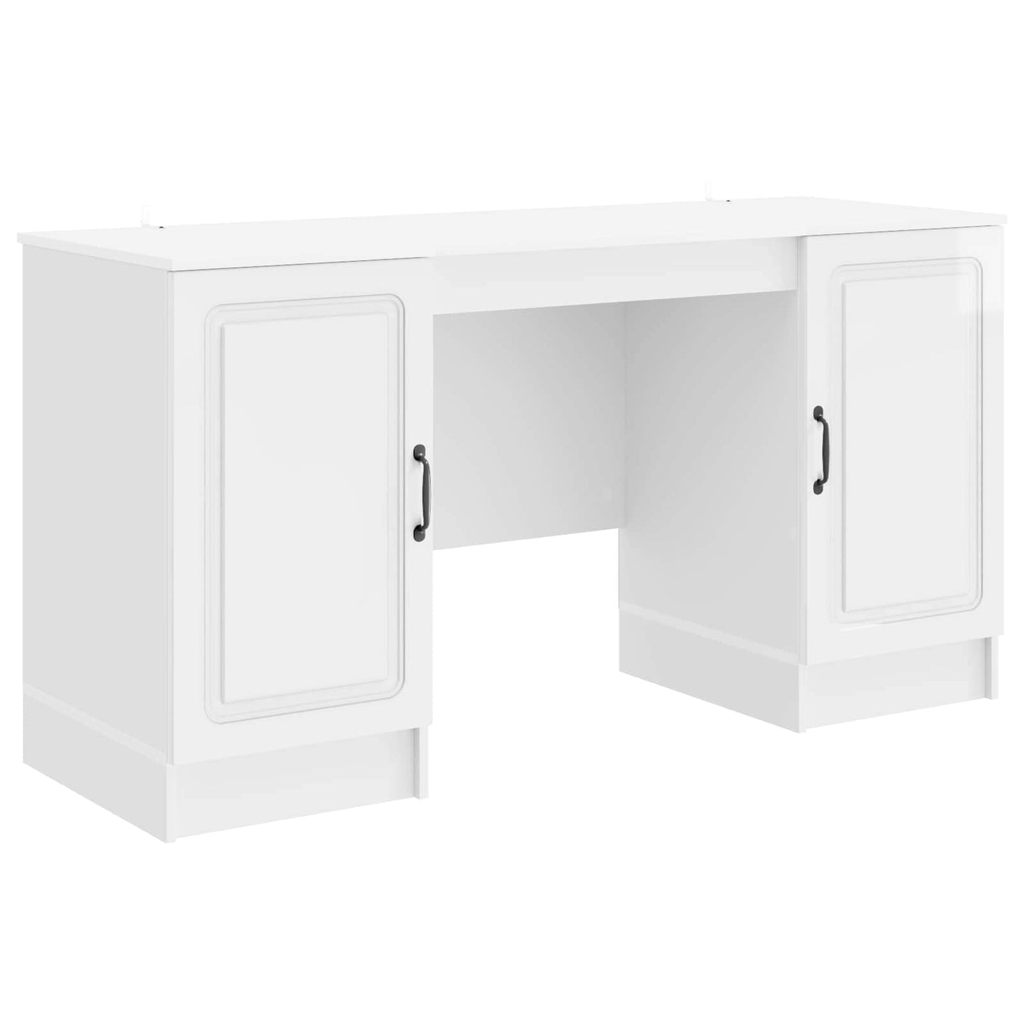 Skrivebord Høgglans hvit 142,5 x 50 x 75 cm Konstruert tre