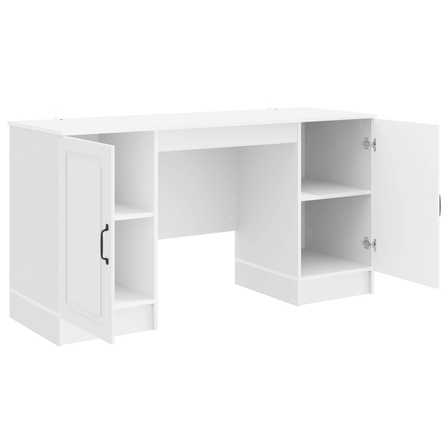 Skrivebord Høgglans hvit 142,5 x 50 x 75 cm Konstruert tre