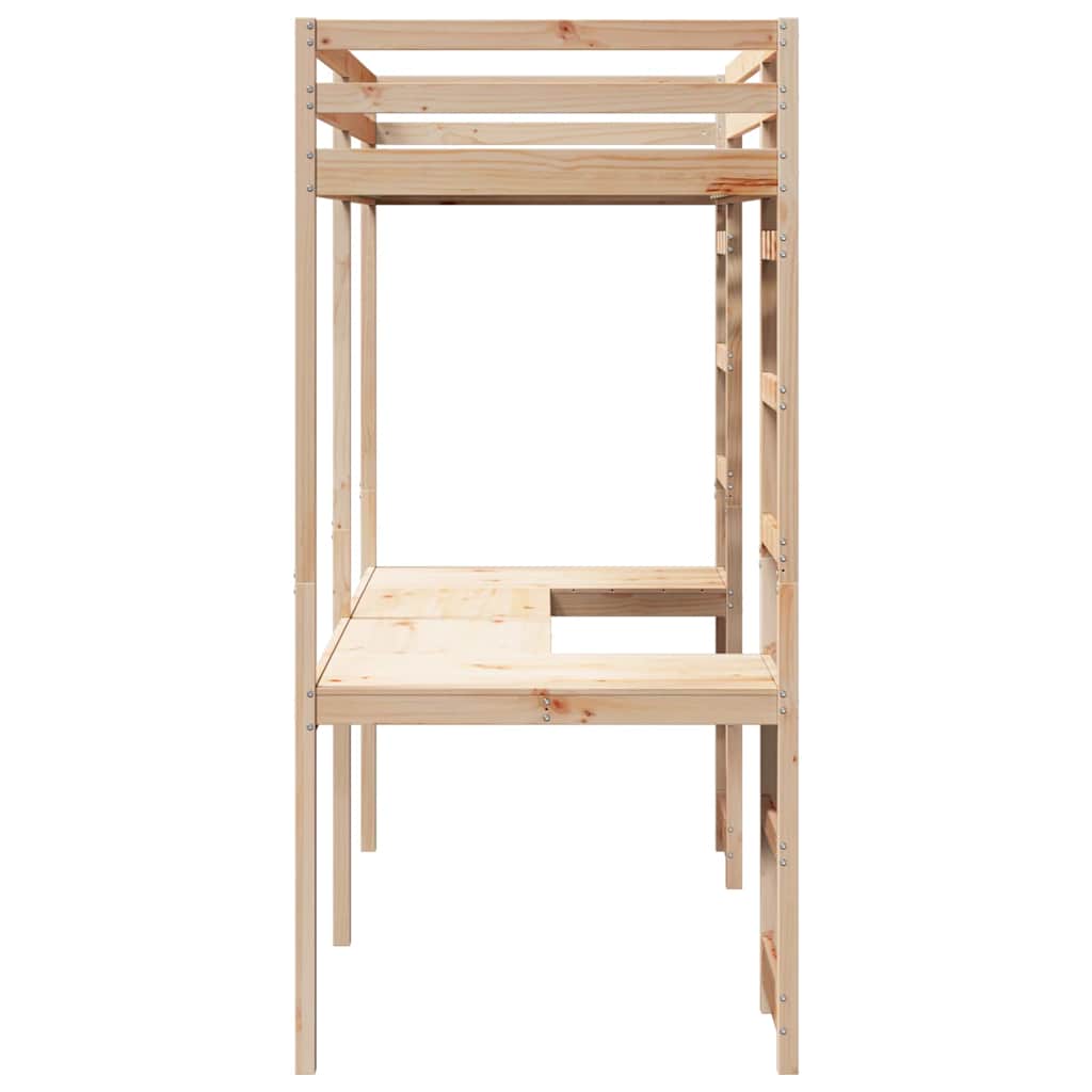 Hemsengeramme Naturlig 75 x 190 cm Massiv furu