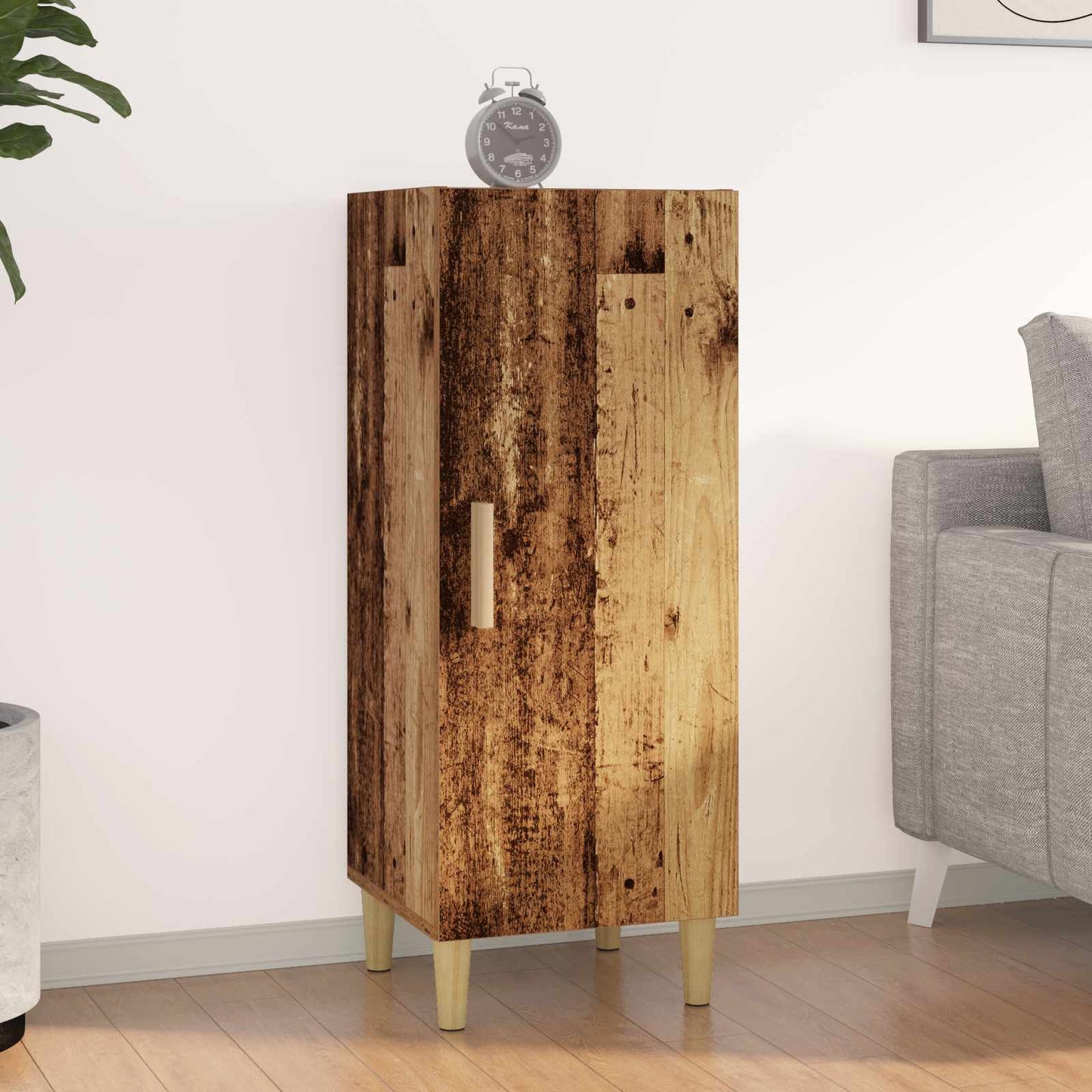 Serviesskap Gamle tre 34,5 x 34 x 90 cm Konstruert tre