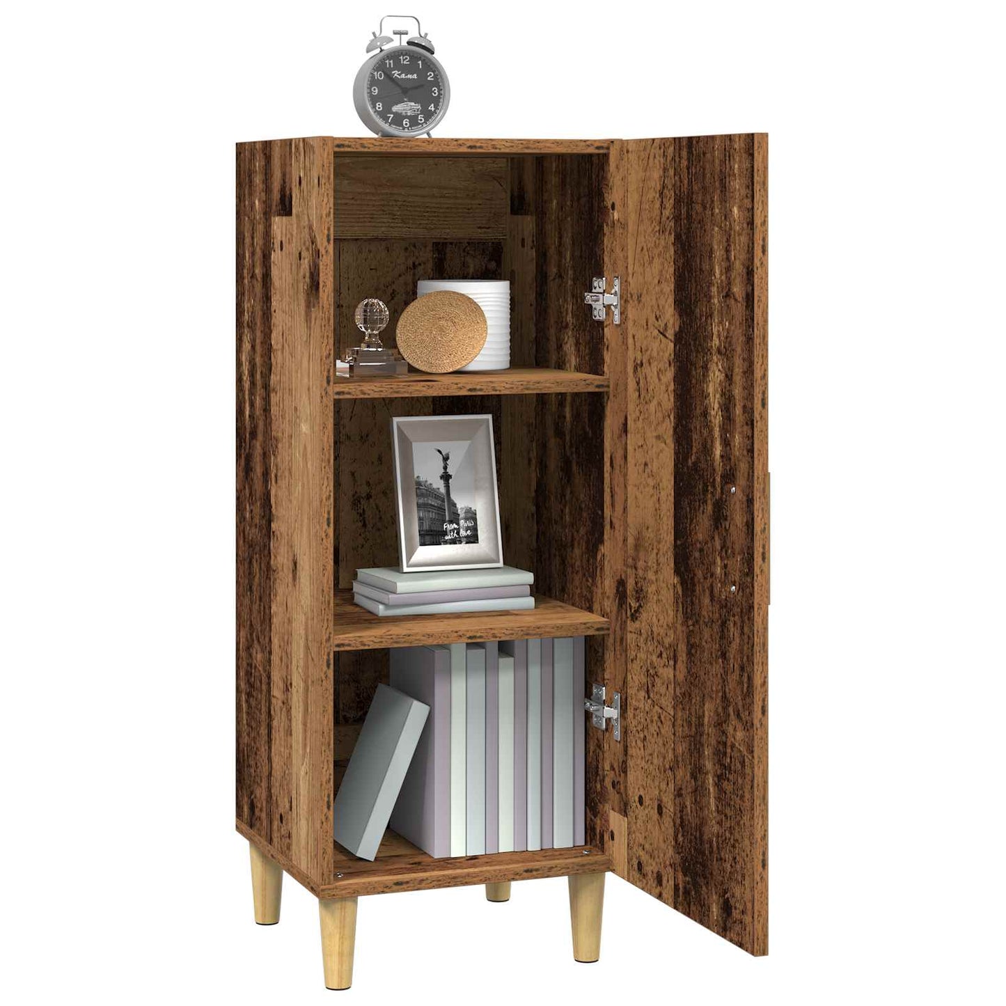 Serviesskap Gamle tre 34,5 x 34 x 90 cm Konstruert tre