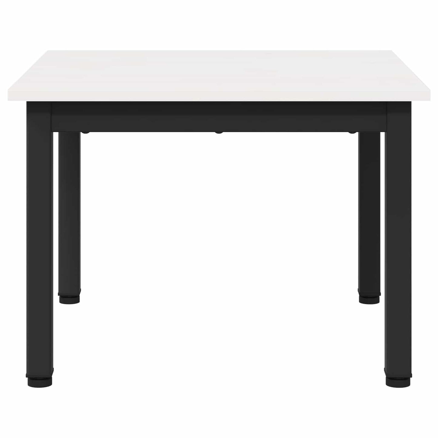 Kaffebord Hvit 50 x 50 x 36 cm Massiv furu