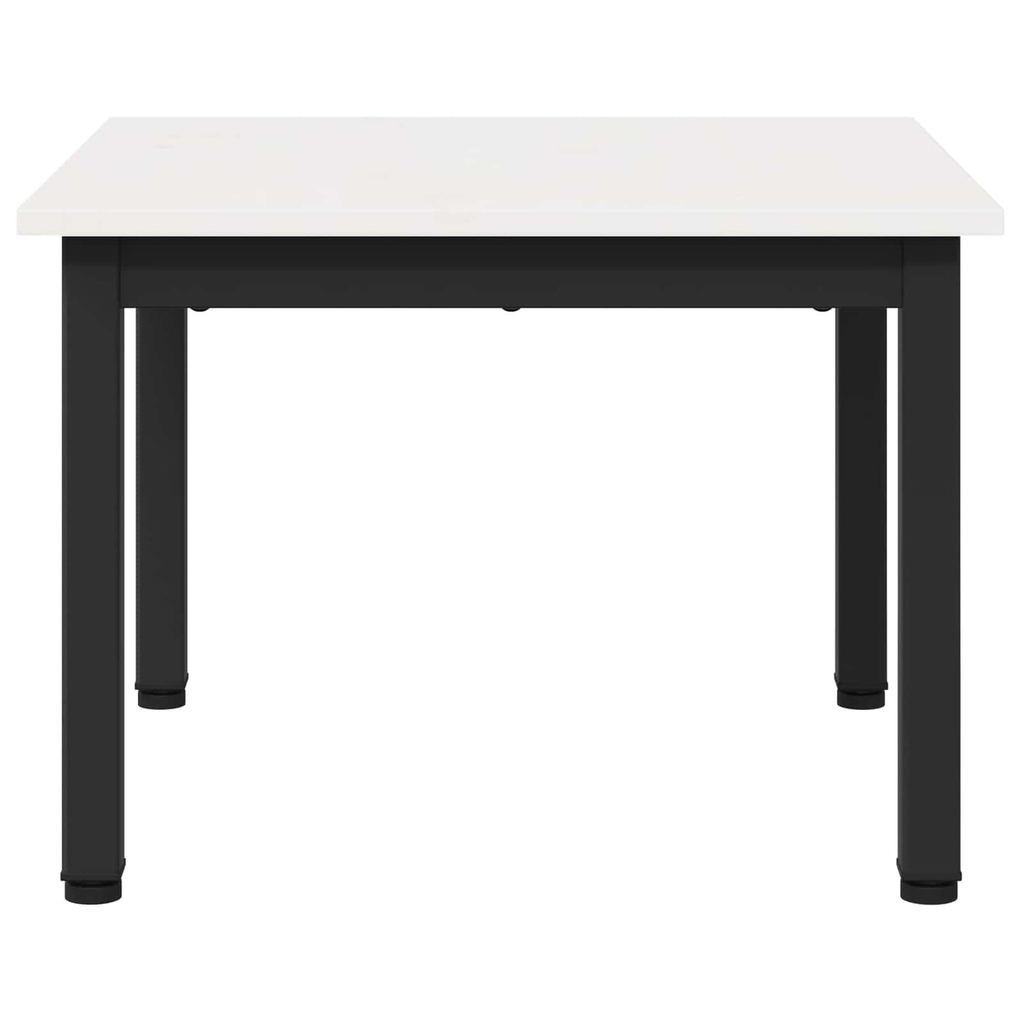 Kaffebord Hvit 50 x 50 x 36 cm Massiv furu