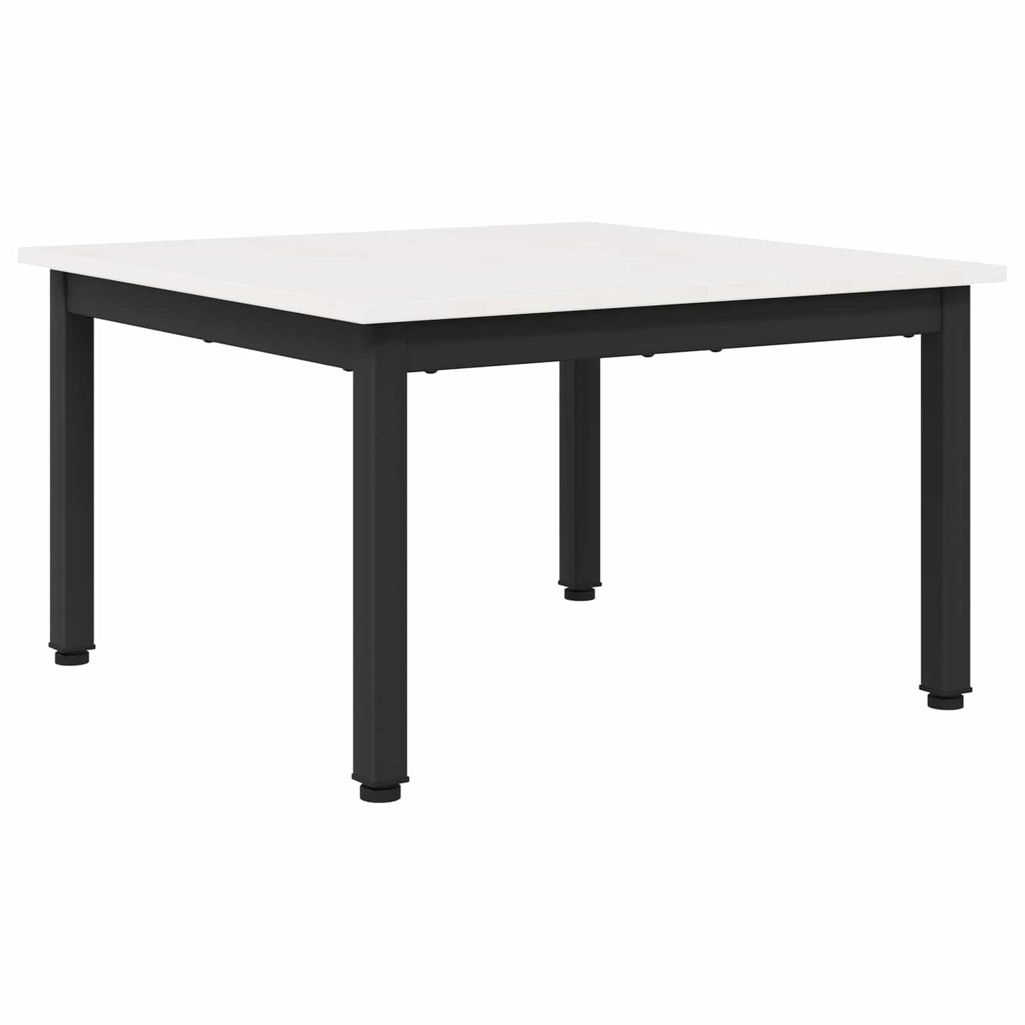 Kaffebord Hvit 60 x 60 x 36 cm Massiv furu