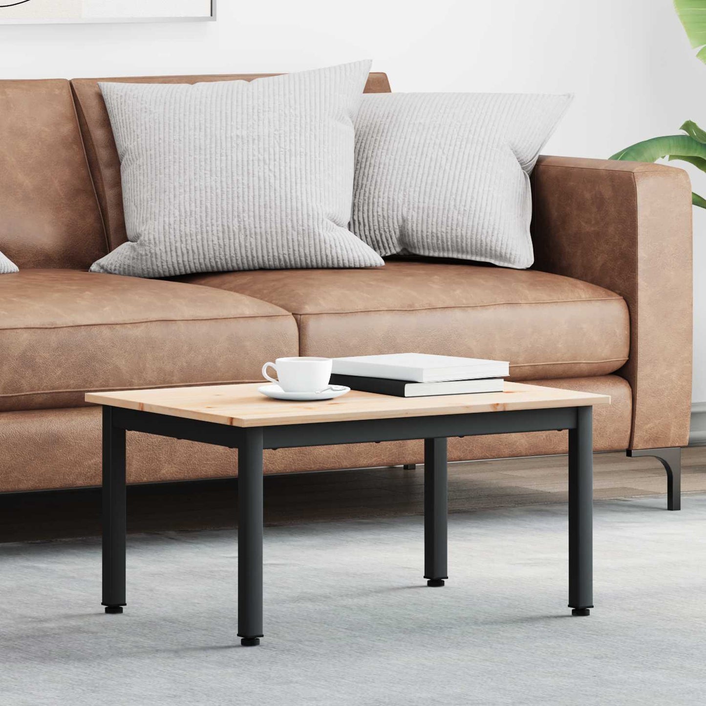 Kaffebord Naturlig 70 x 50 x 36 cm Massiv furu