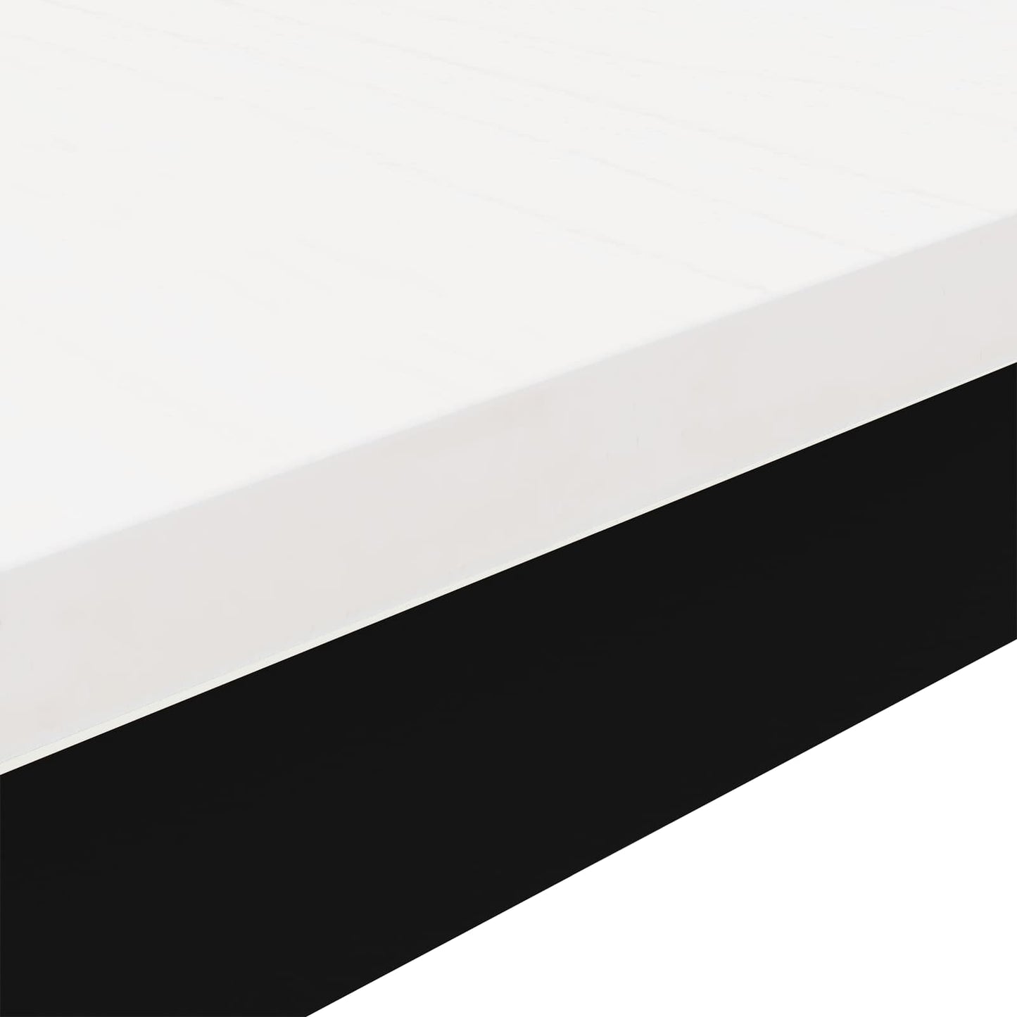 Kaffebord Hvit 100 x 50 x 45 cm Massiv furu
