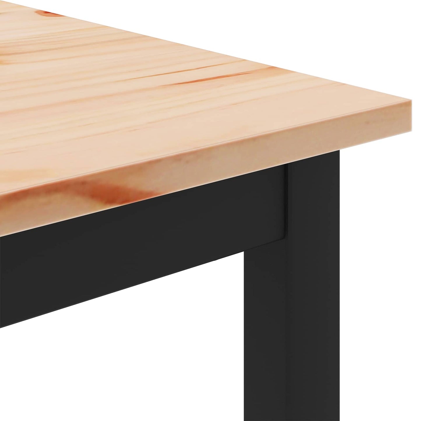 Kaffebord Naturlig 80 x 80 x 45 cm Massiv furu