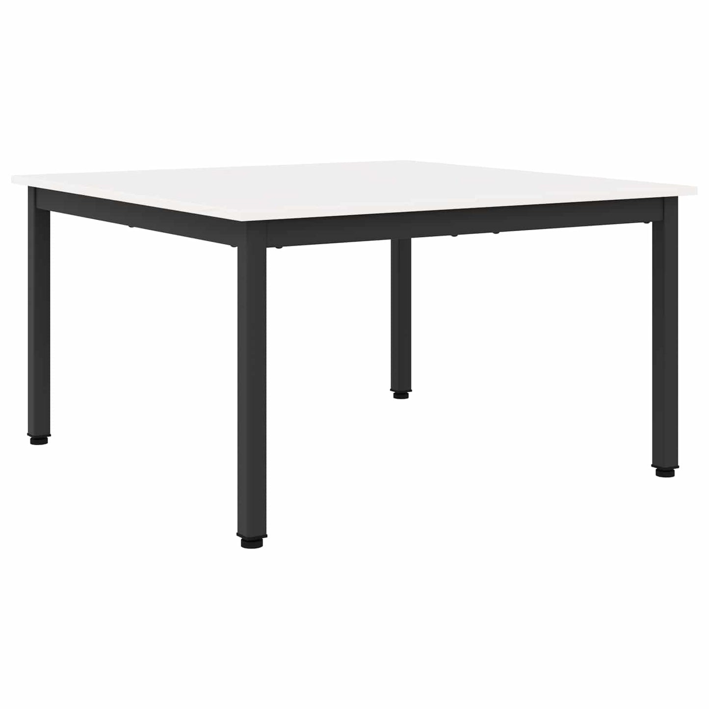 Kaffebord Hvit 80 x 80 x 45 cm Massiv furu