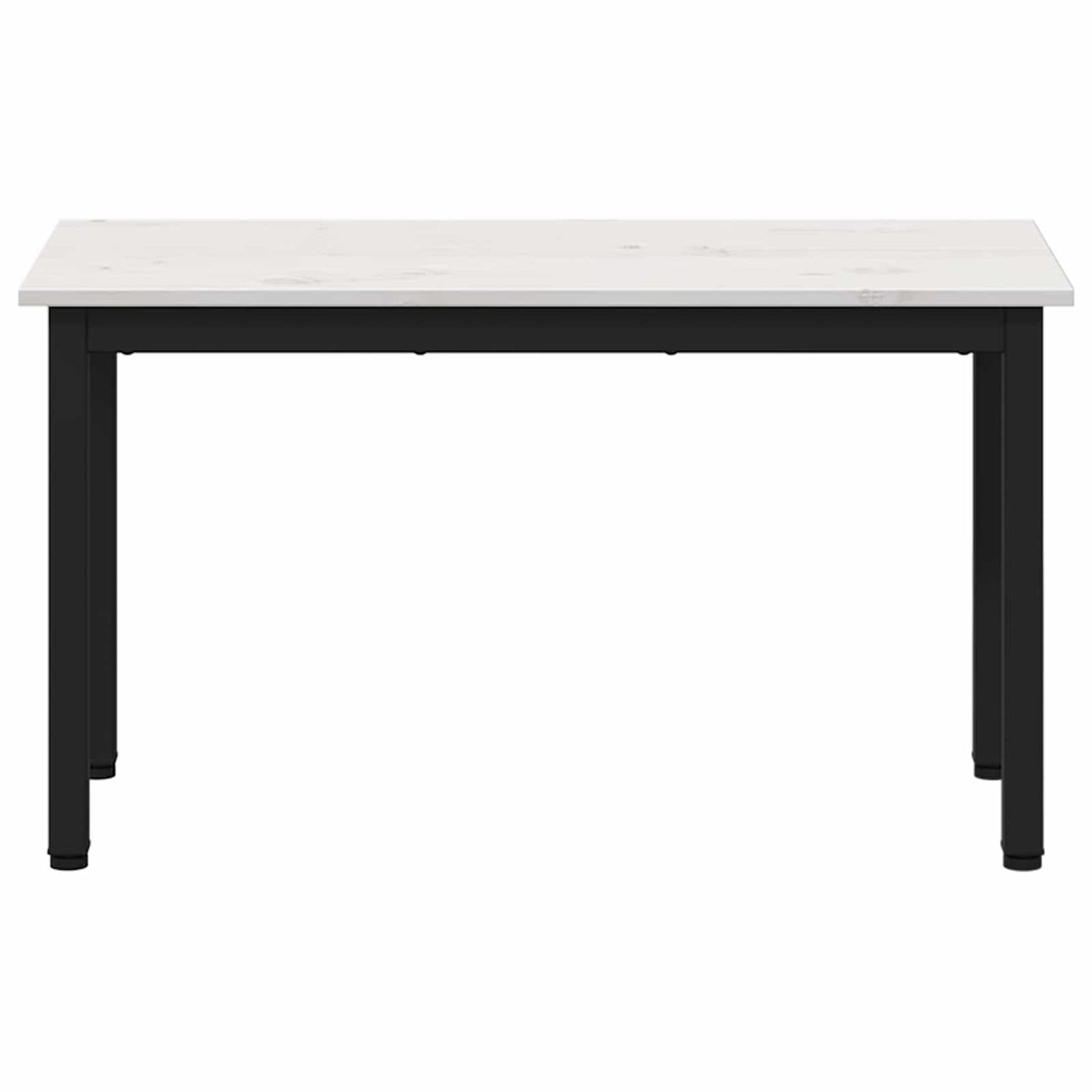 benk Hvit 80 x 35 x 45 cm Massiv furu