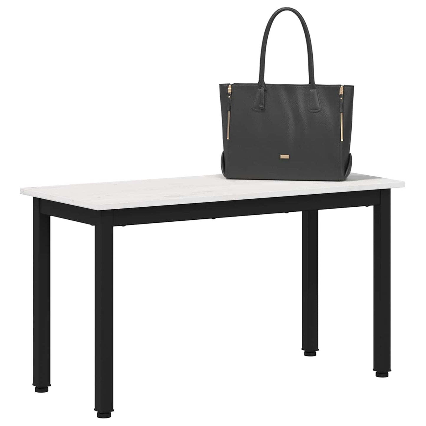 benk Hvit 80 x 35 x 45 cm Massiv furu