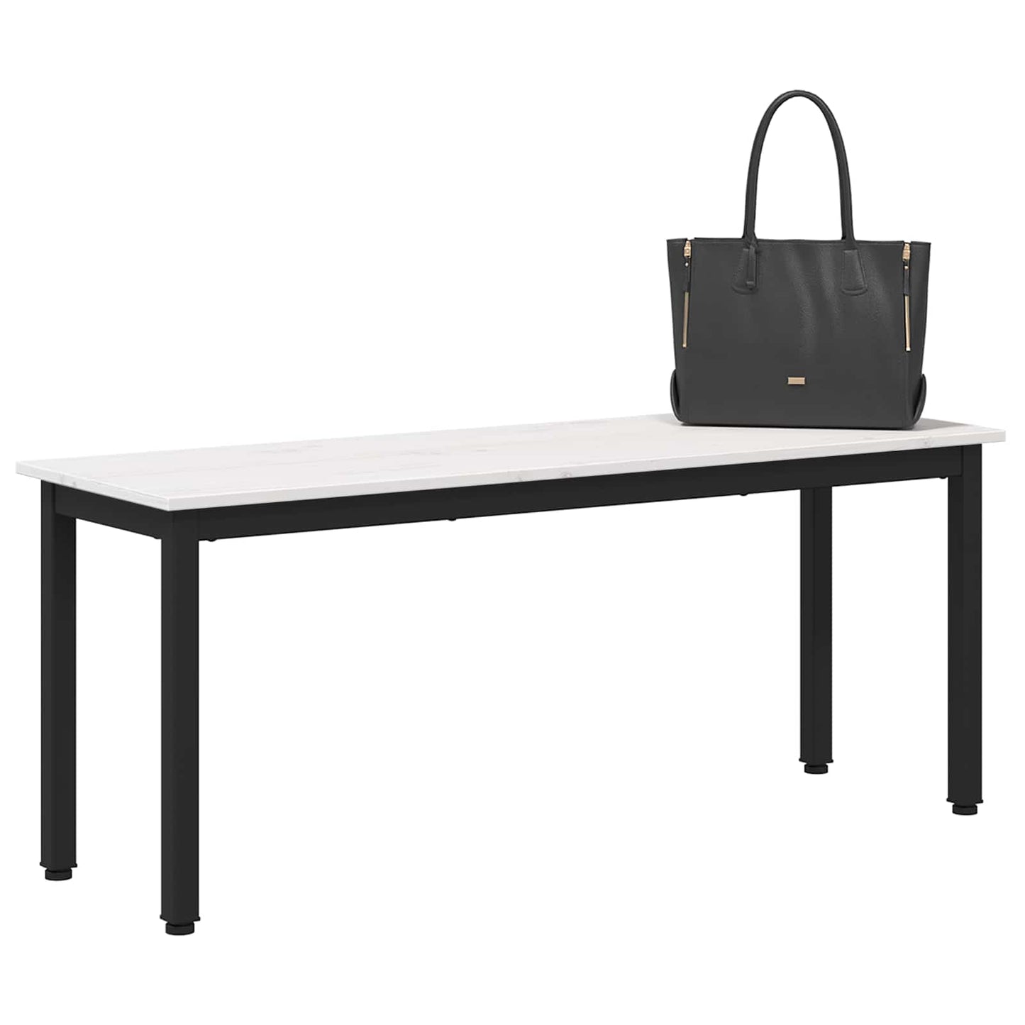 benk Hvit 110 x 35 x 45 cm Massiv furu