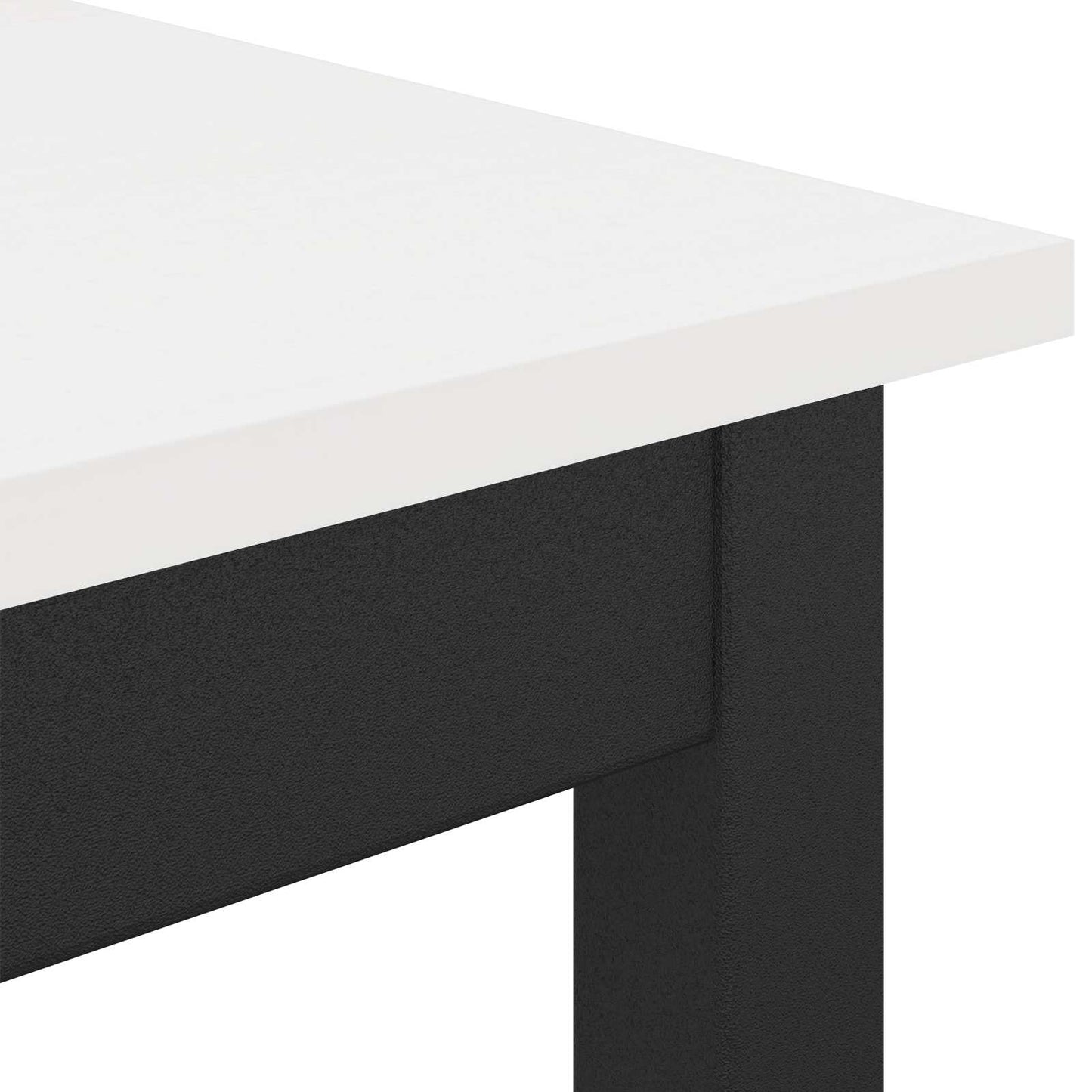 Spisebord Hvit 70 x 70 x 75 cm Massiv furu