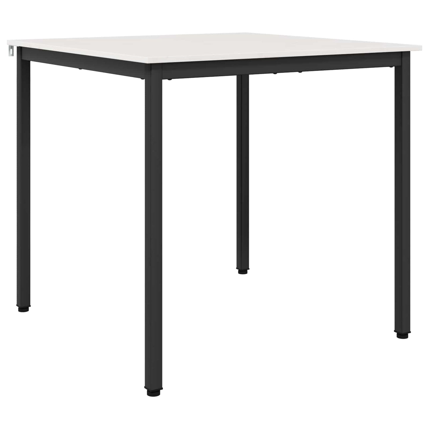 Spisebord Hvit 80 x 80 x 75 cm Massiv furu