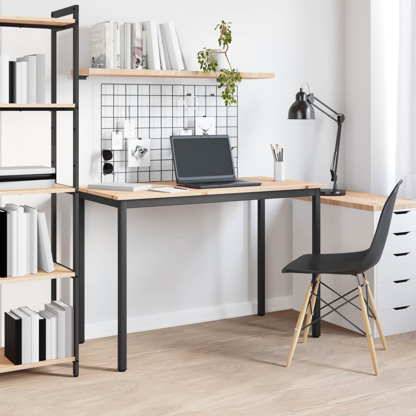 Spisebord Naturlig 110 x 55 x 75 cm Massiv furu