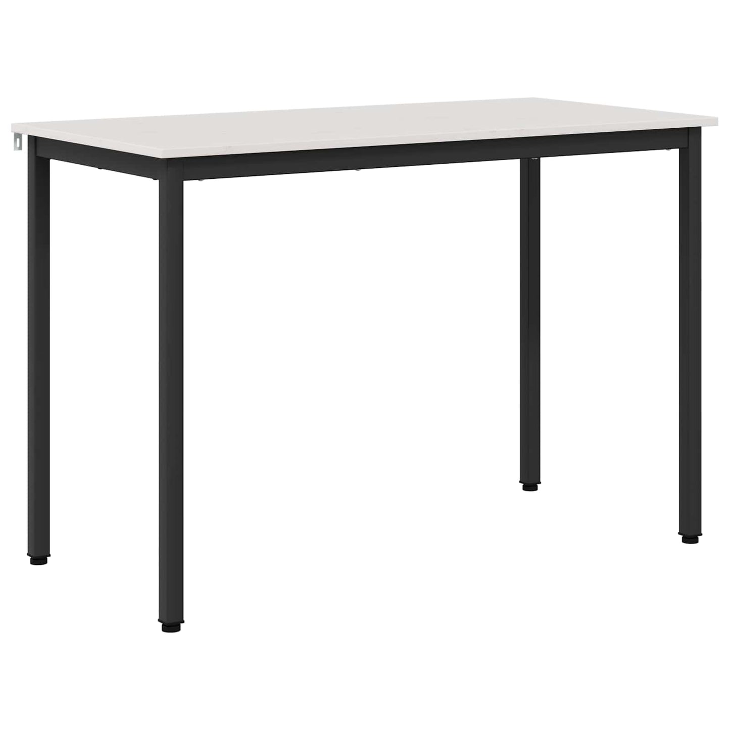 Spisebord Hvit 110 x 55 x 75 cm Massiv furu