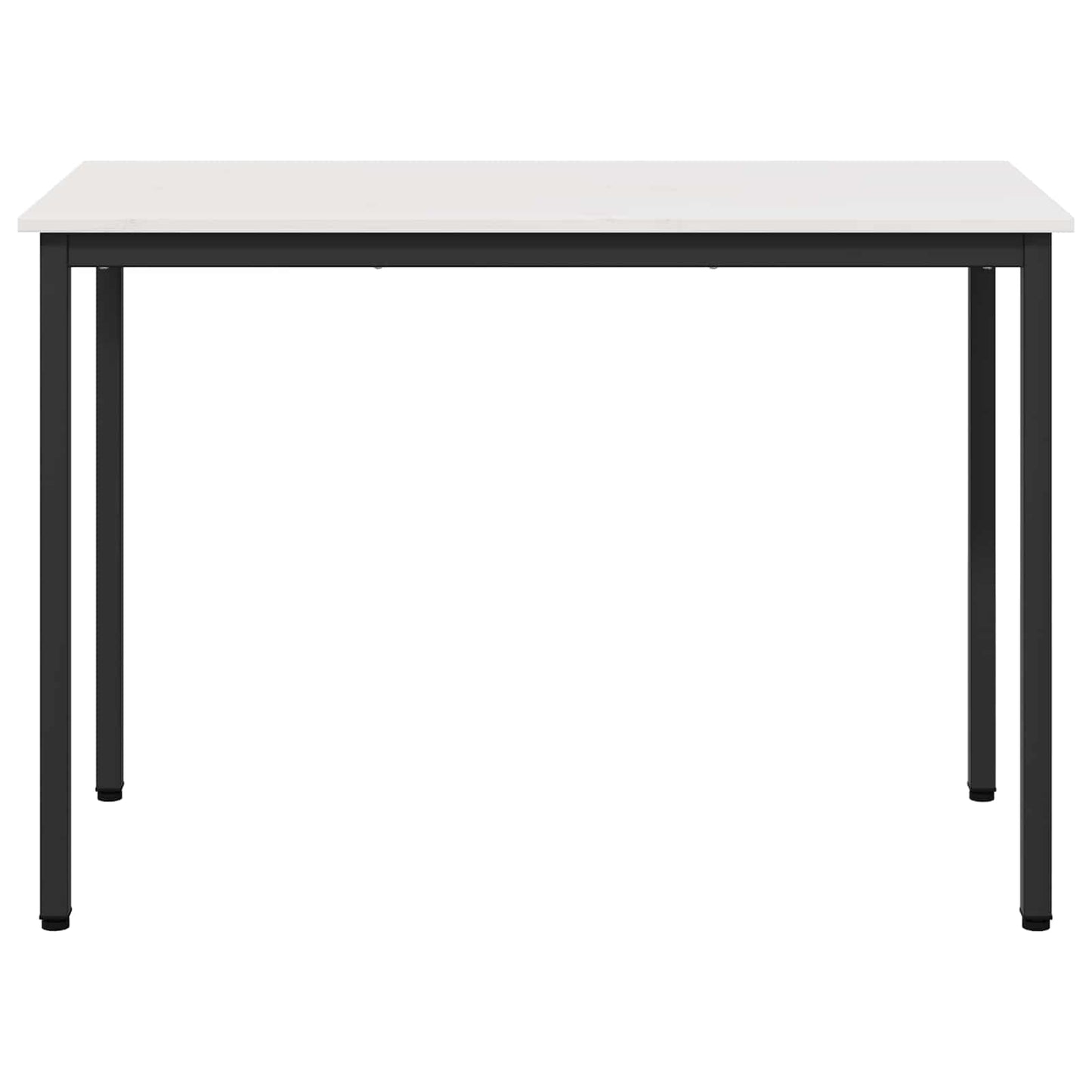 Spisebord Hvit 110 x 55 x 75 cm Massiv furu