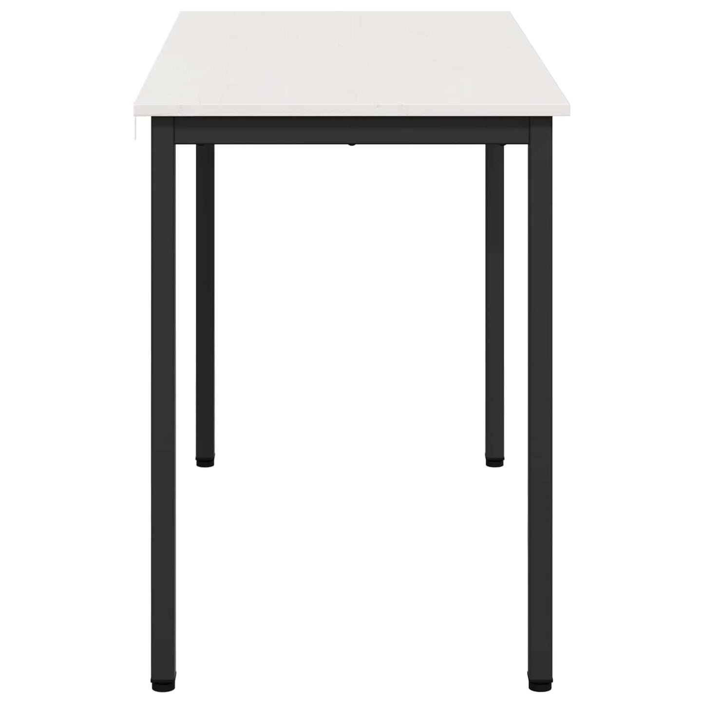 Spisebord Hvit 110 x 55 x 75 cm Massiv furu