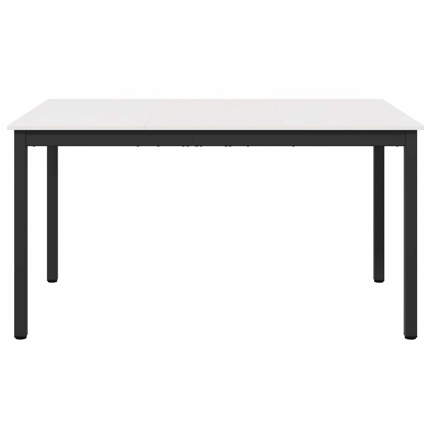 Spisebord Hvit 150 x 90 x 75 cm Massiv furu